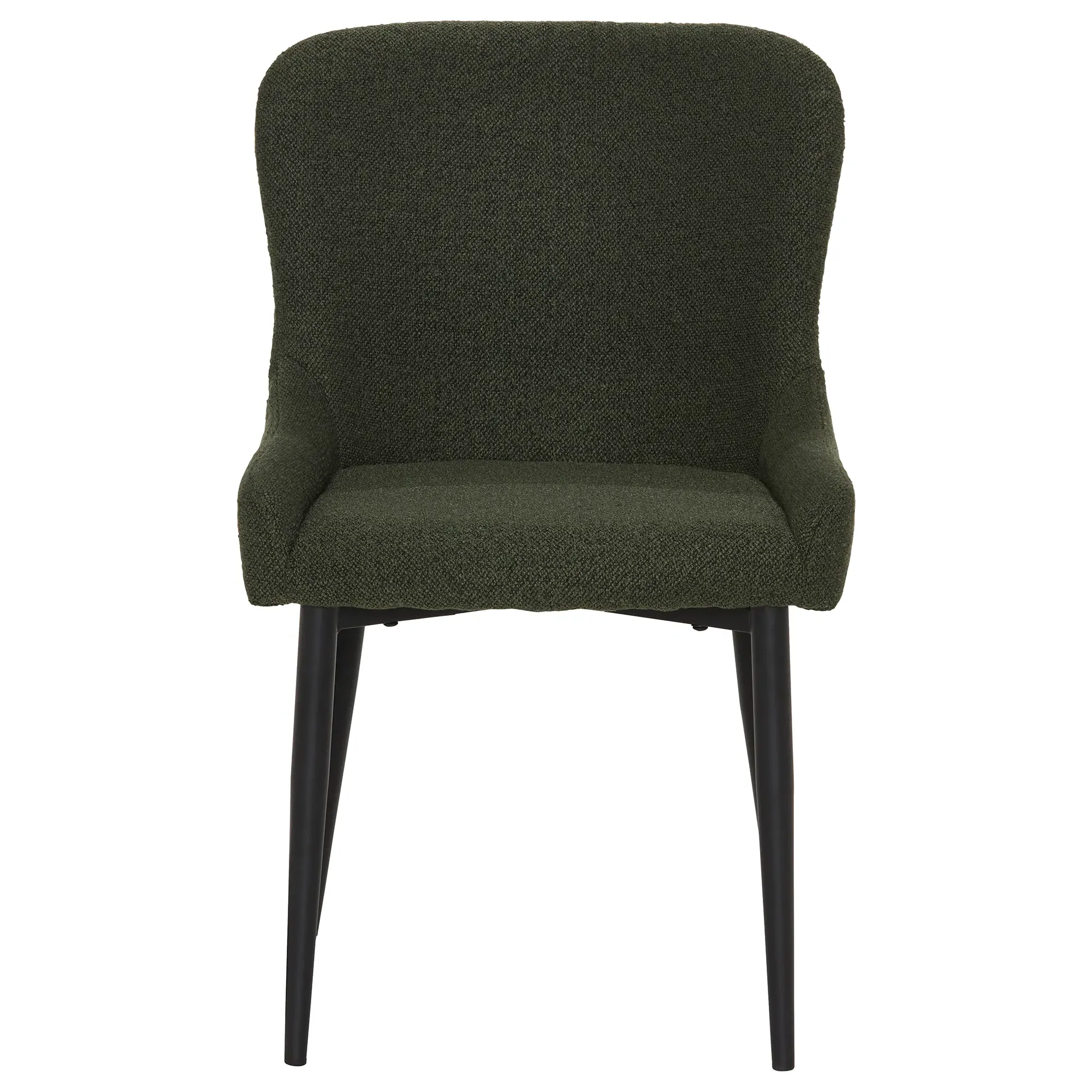 Timmins Dining Chair - Green, Boucle