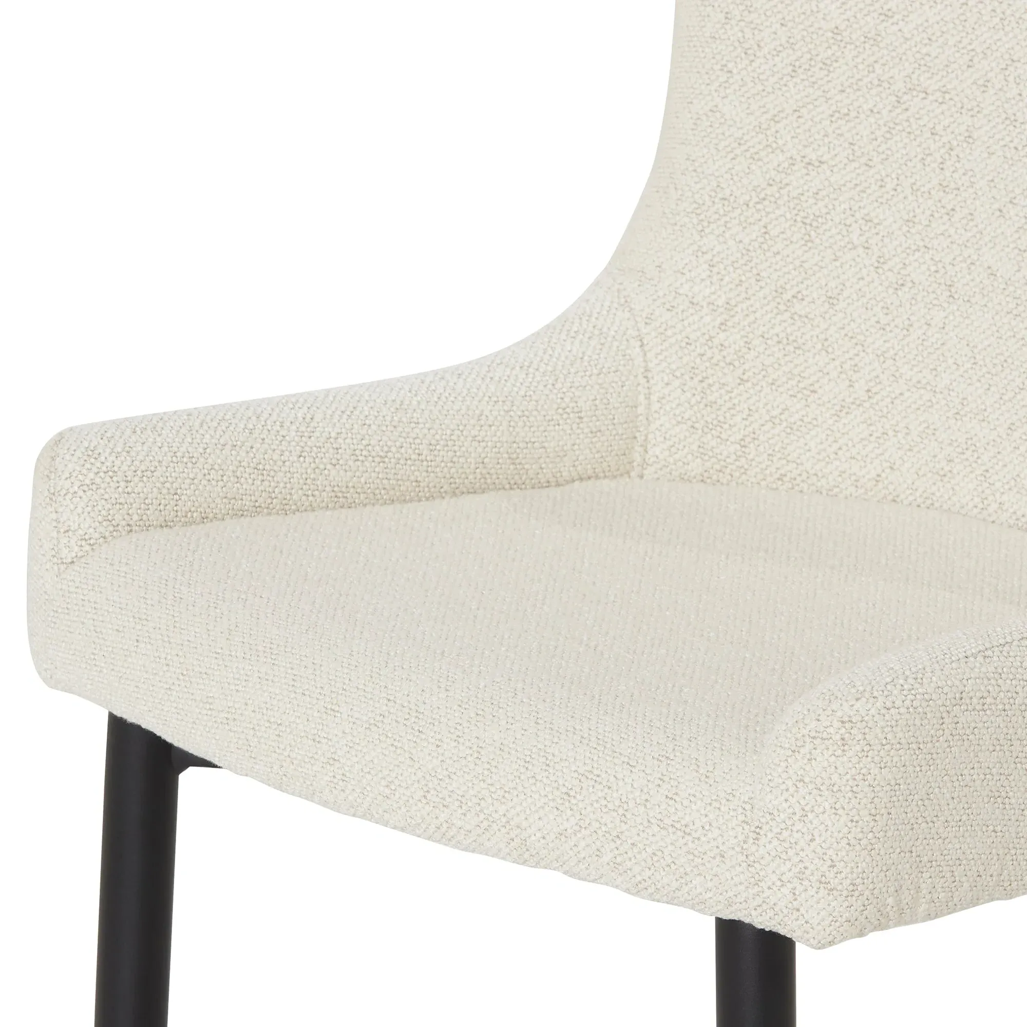 Timmins Dining Chair - Neutral, Boucle