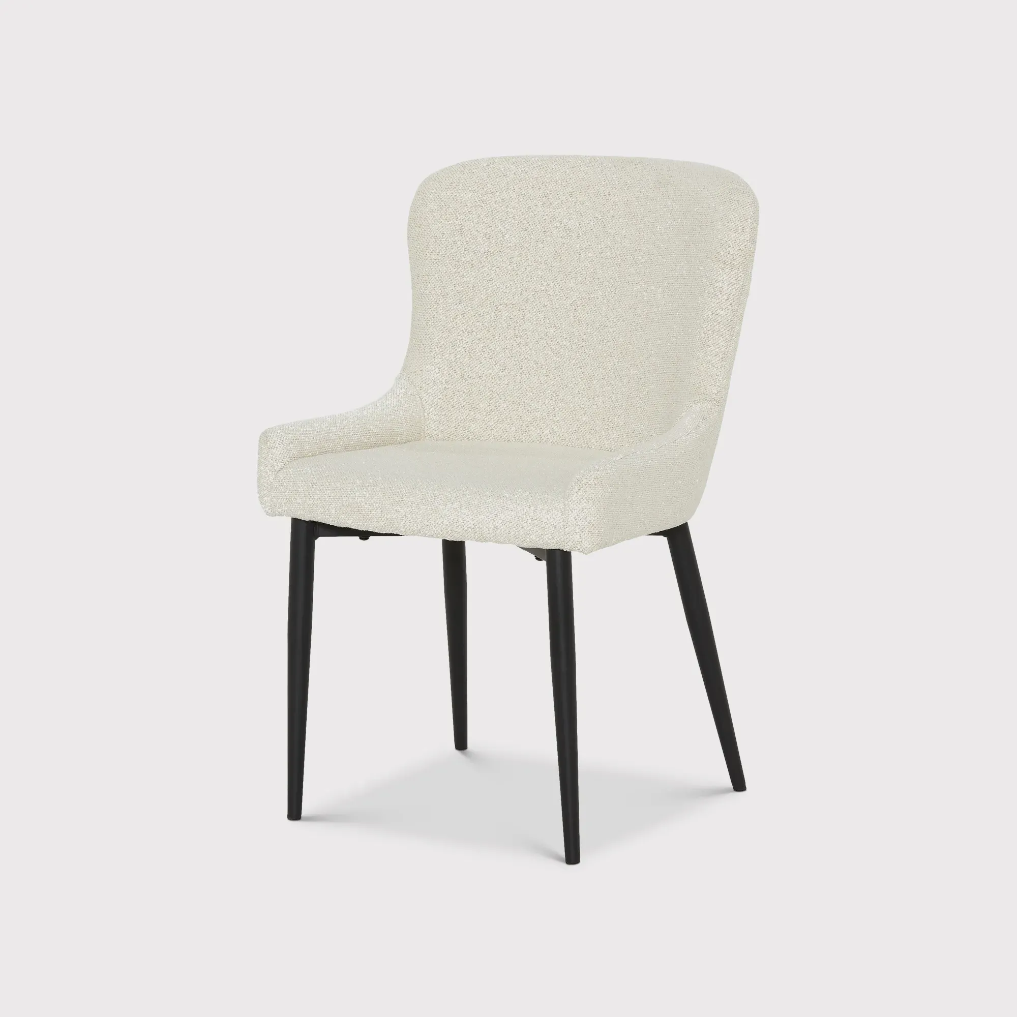 Timmins Dining Chair - Neutral, Boucle