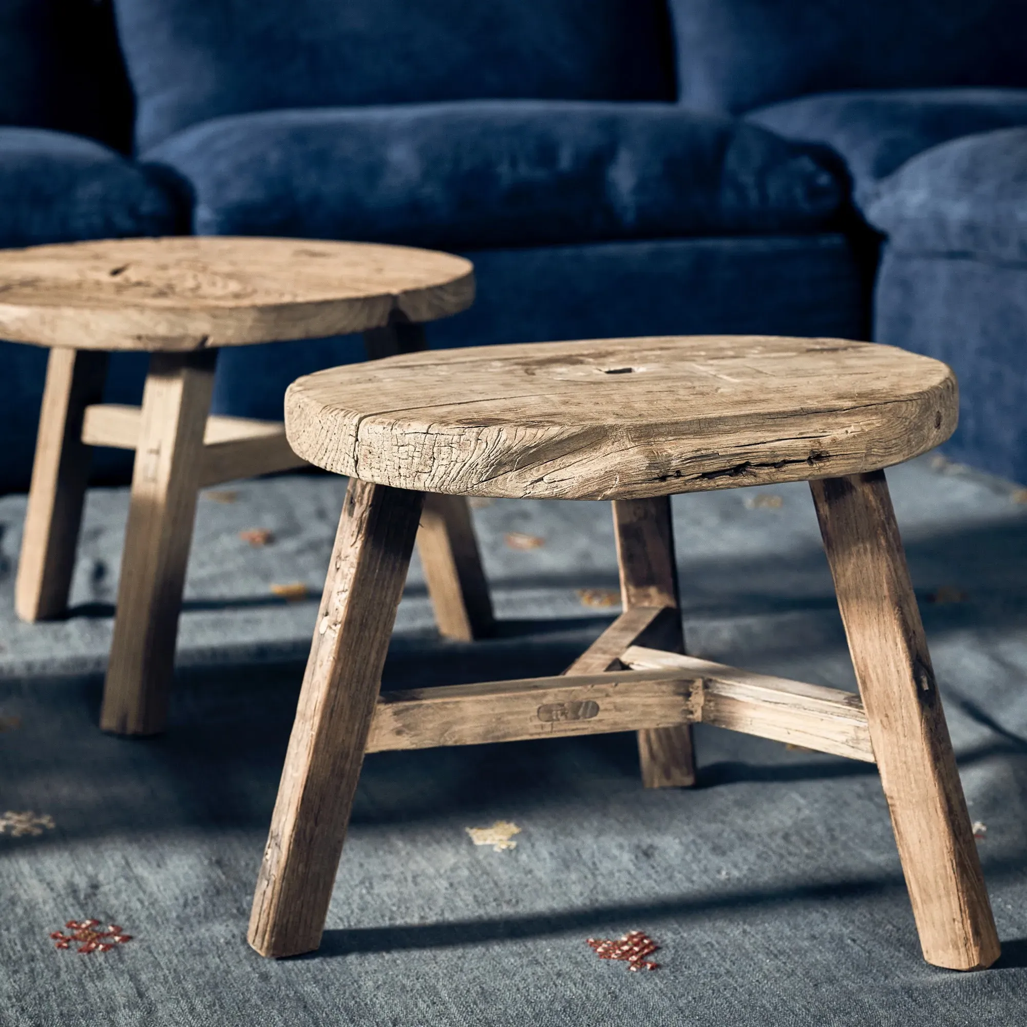 Timothy Oulton Abode Round Coffee Table - Brown, Wood