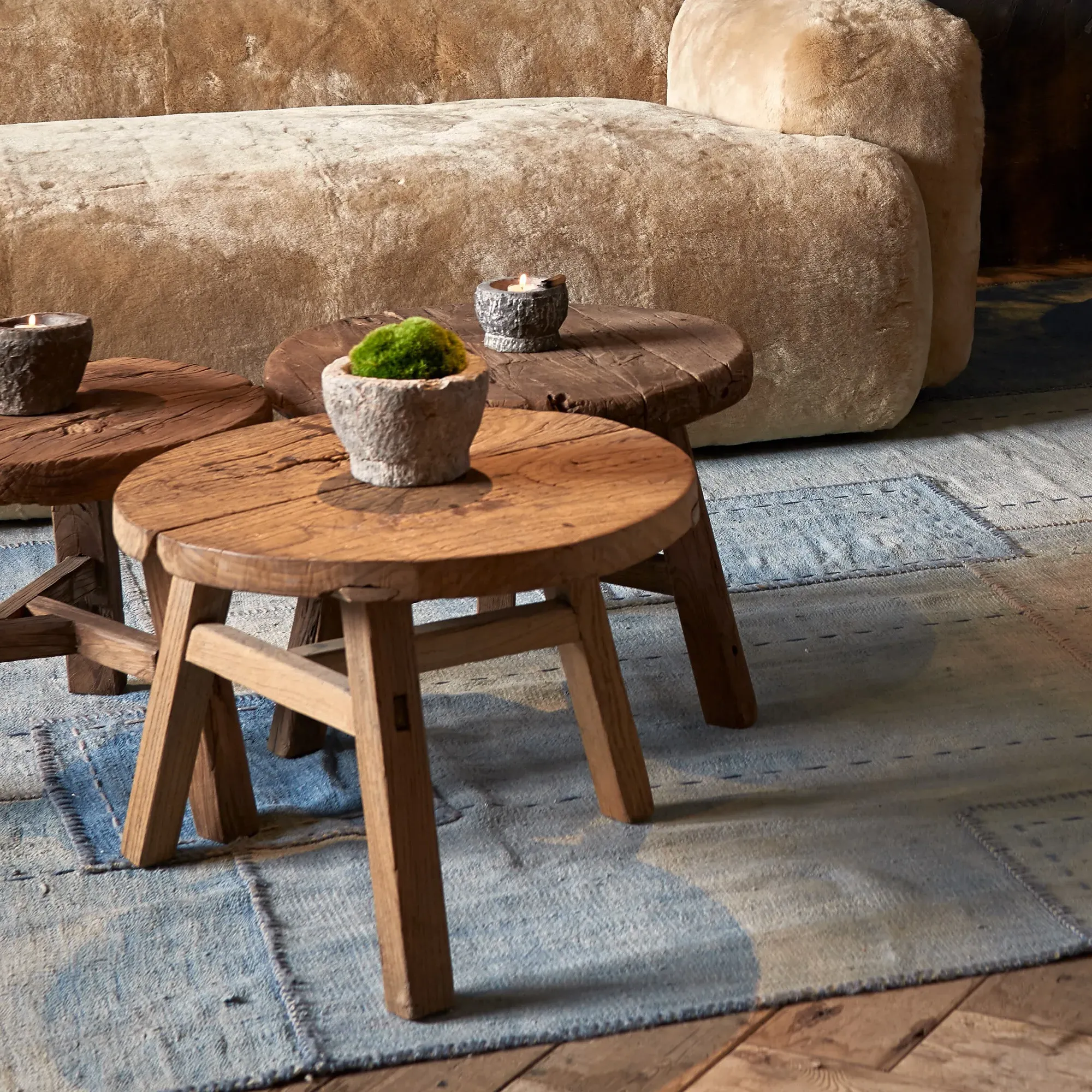 Timothy Oulton Abode Round Coffee Table - Brown, Wood