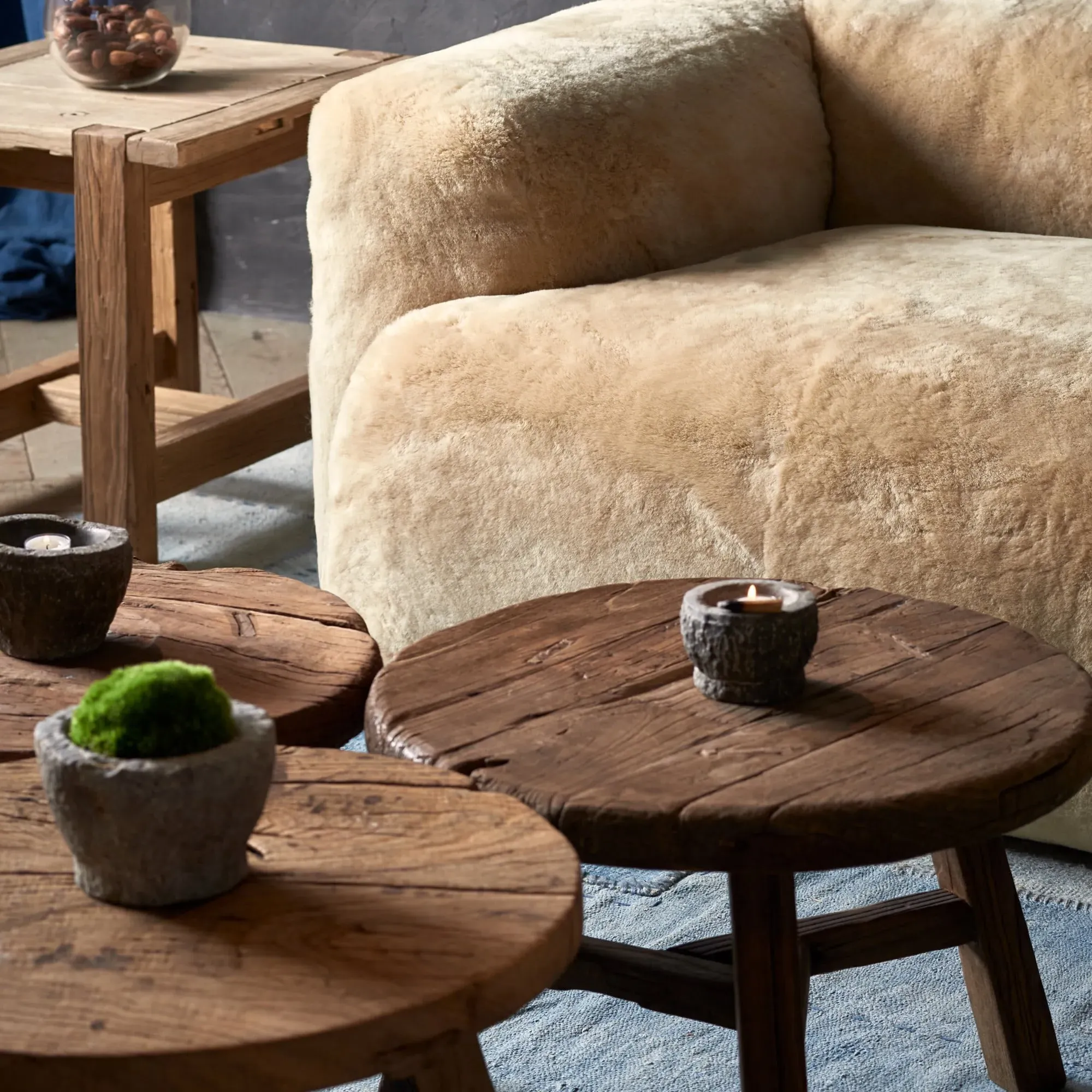 Timothy Oulton Abode Round Coffee Table - Brown, Wood