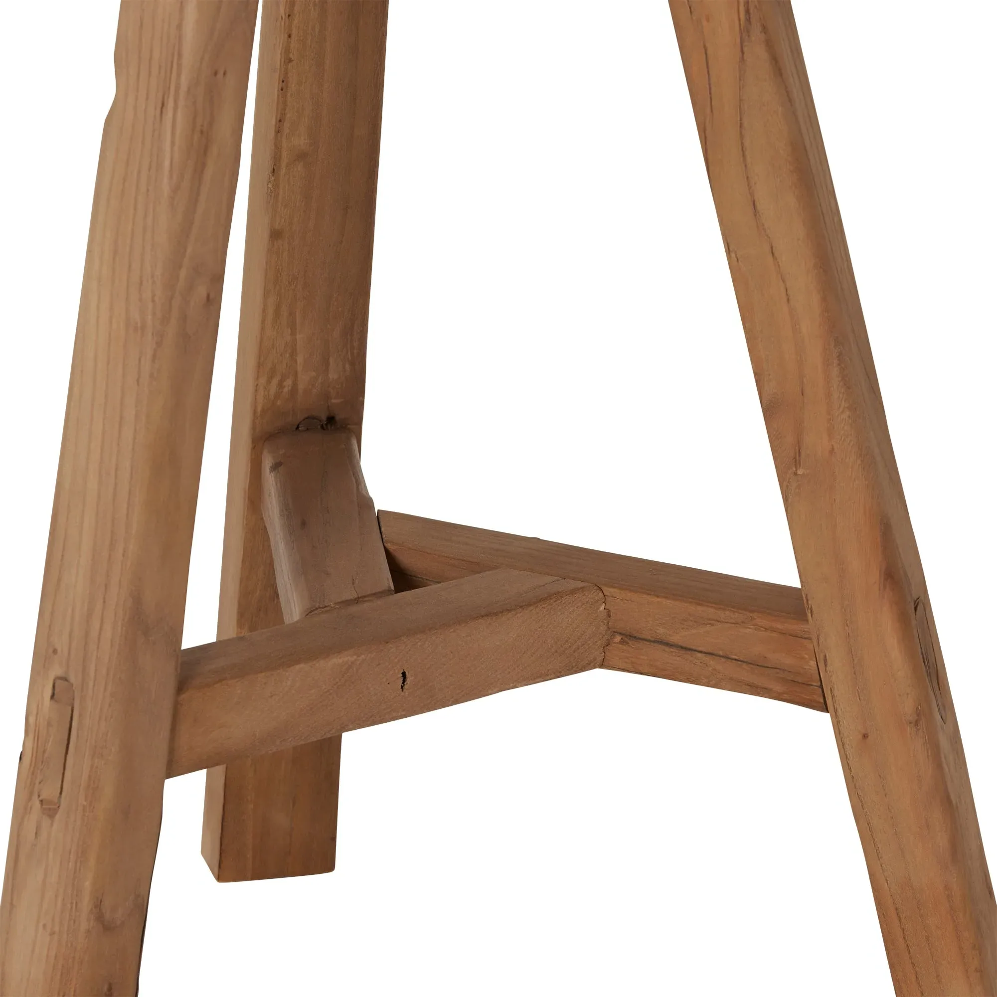 Timothy Oulton Abode Thin Top Stool - Brown, Pine Wood