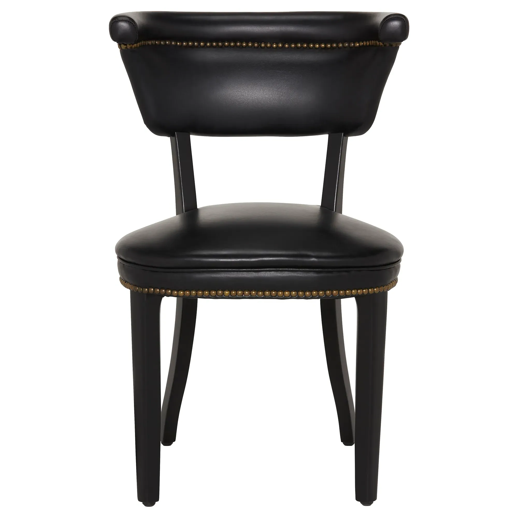 Timothy Oulton Angeles Dining Chair - Black, Leather