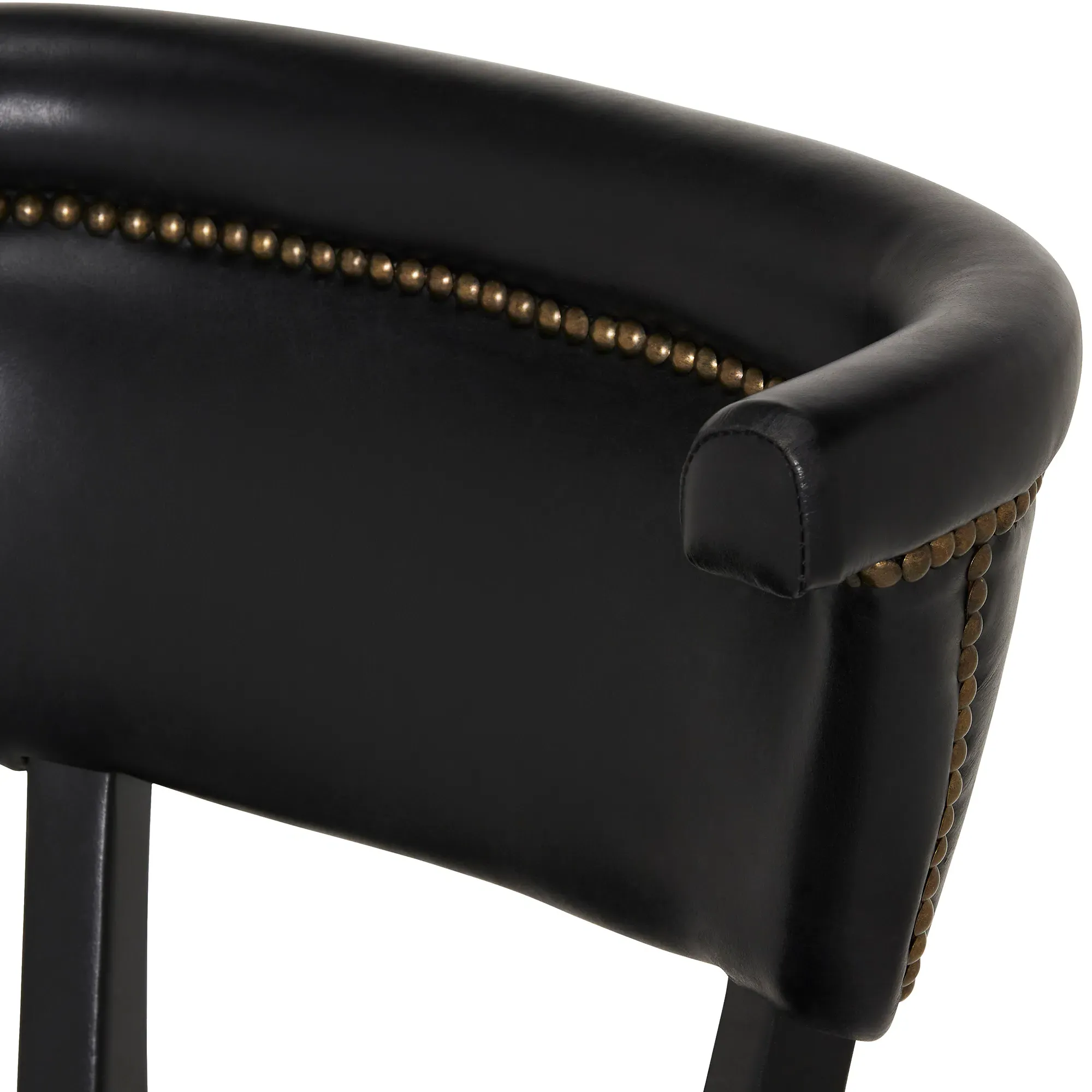 Timothy Oulton Angeles Dining Chair - Black, Leather
