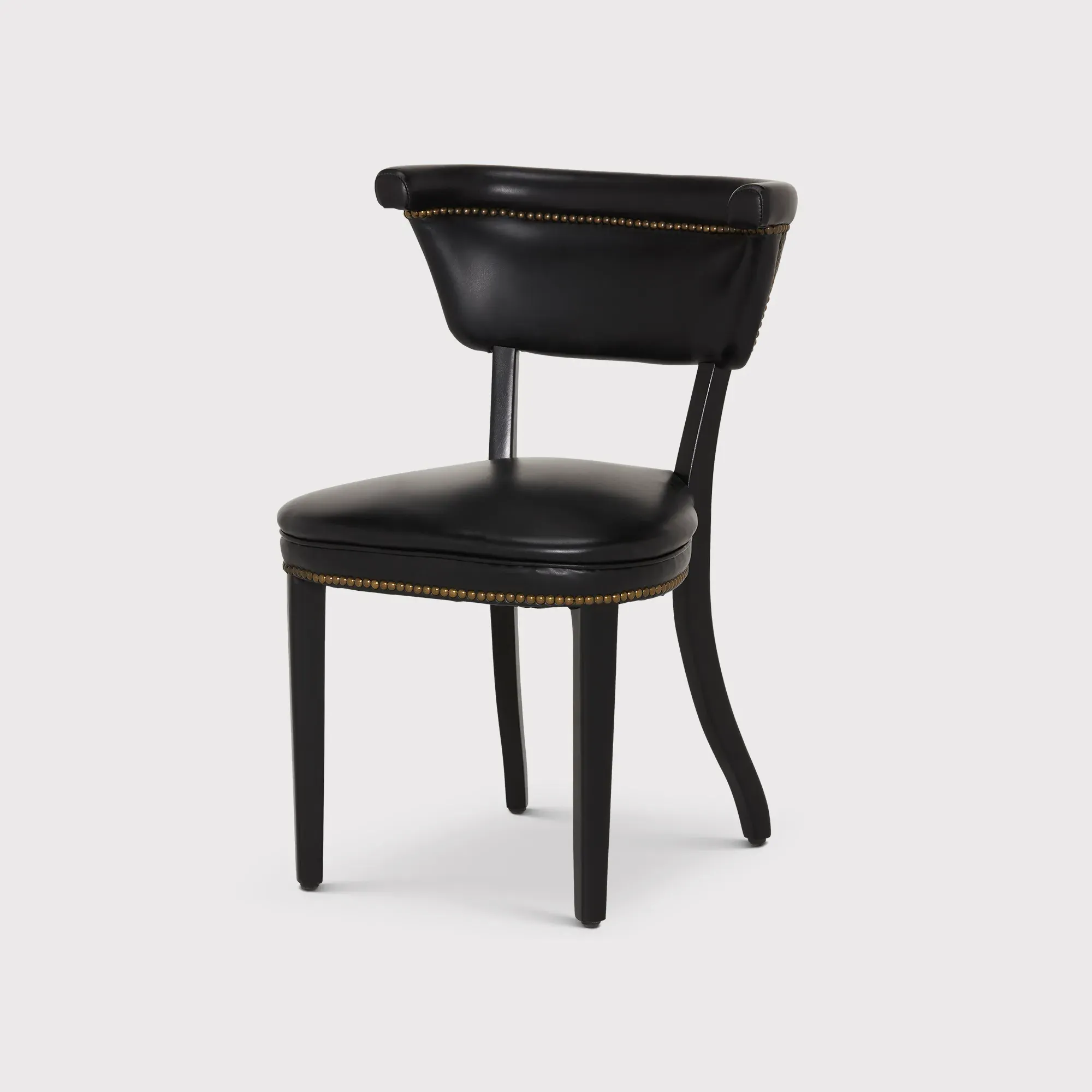 Timothy Oulton Angeles Dining Chair - Black, Leather image