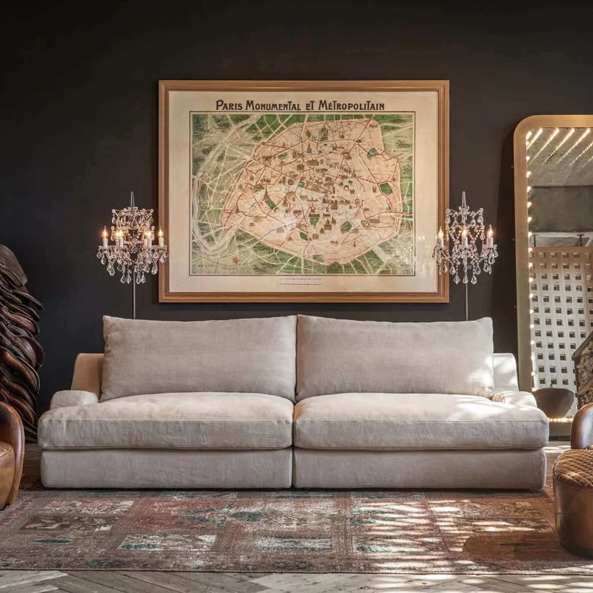 Timothy Oulton Antwerp 3.5 Seater Sofa - Neutral