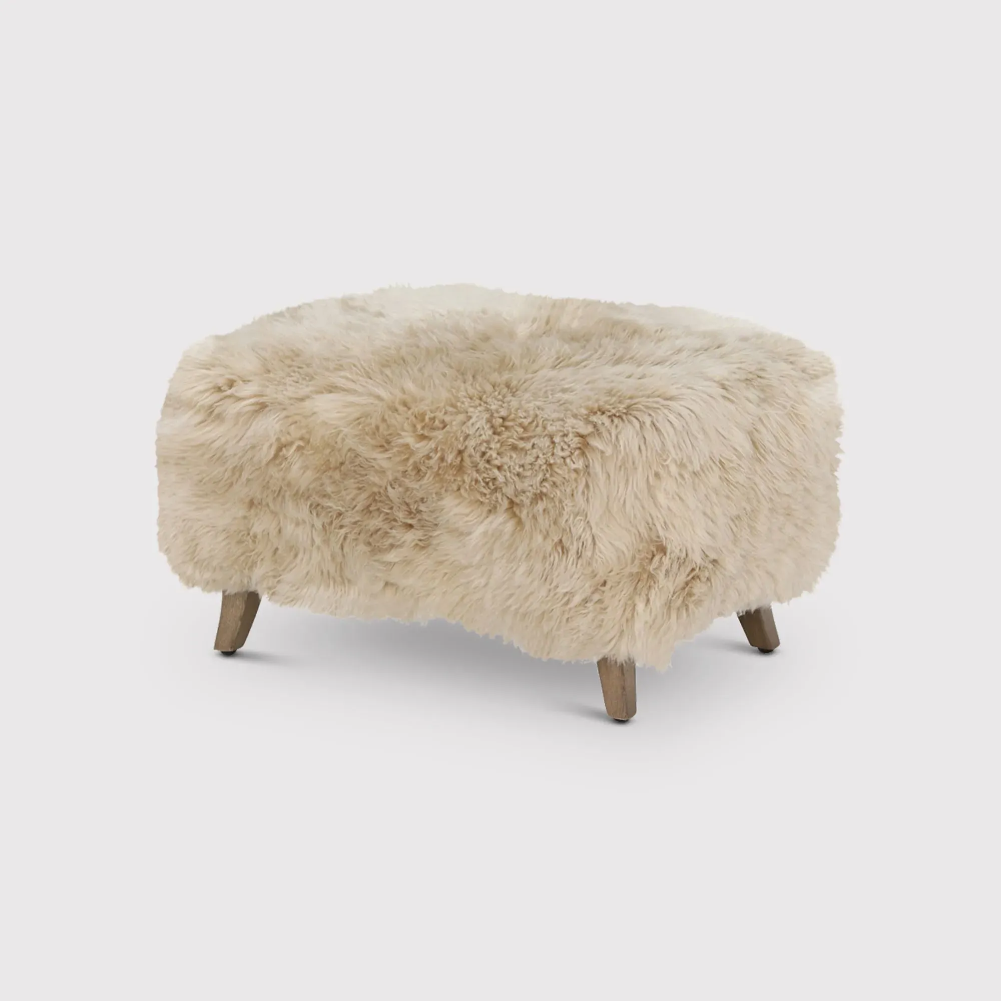 Timothy Oulton Cabana Footstool - Neutral, Sheepskin image