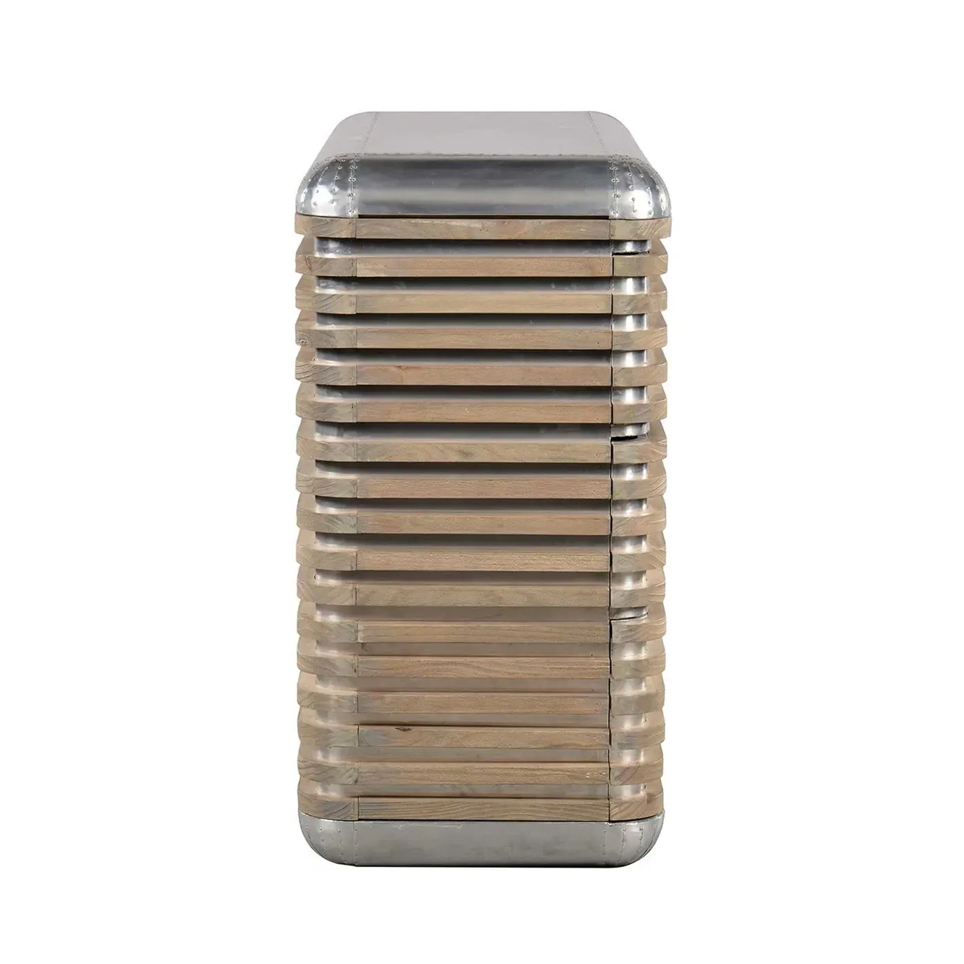 Timothy Oulton Castaway Large Chest of Drawers - Silver