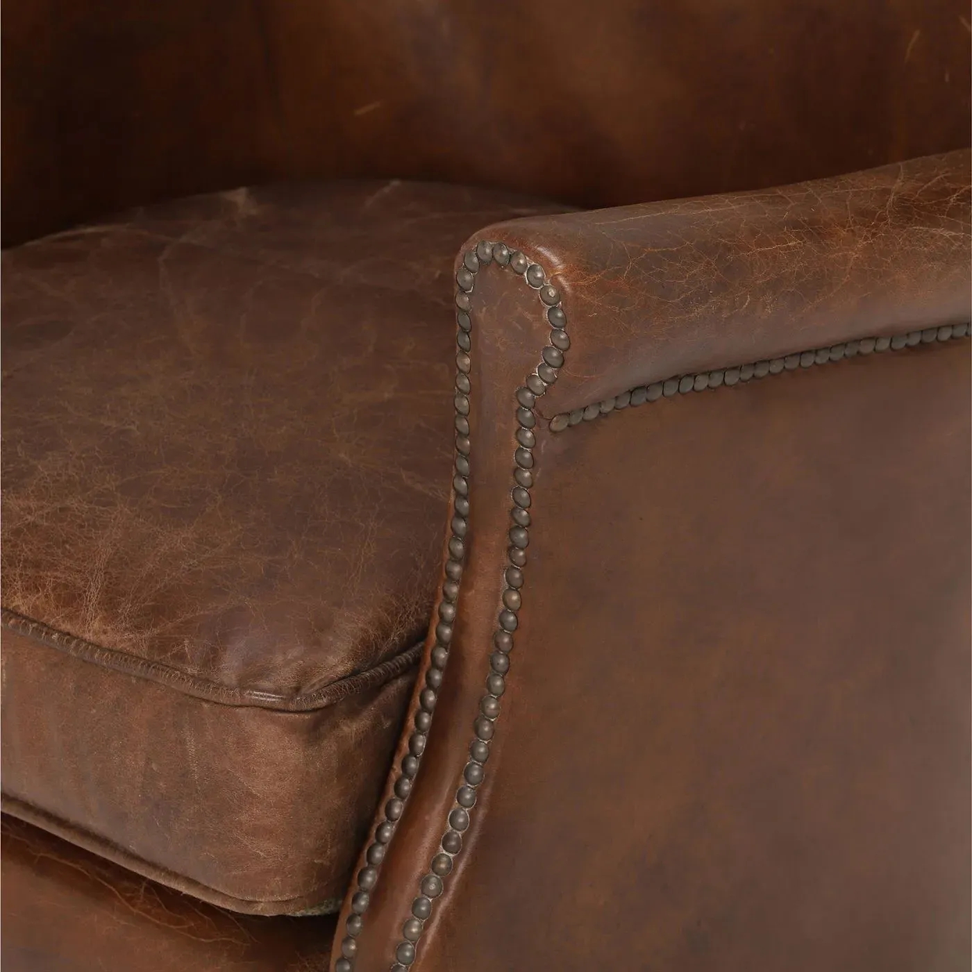 Timothy Oulton Cavendish Armchair - Brown, Leather