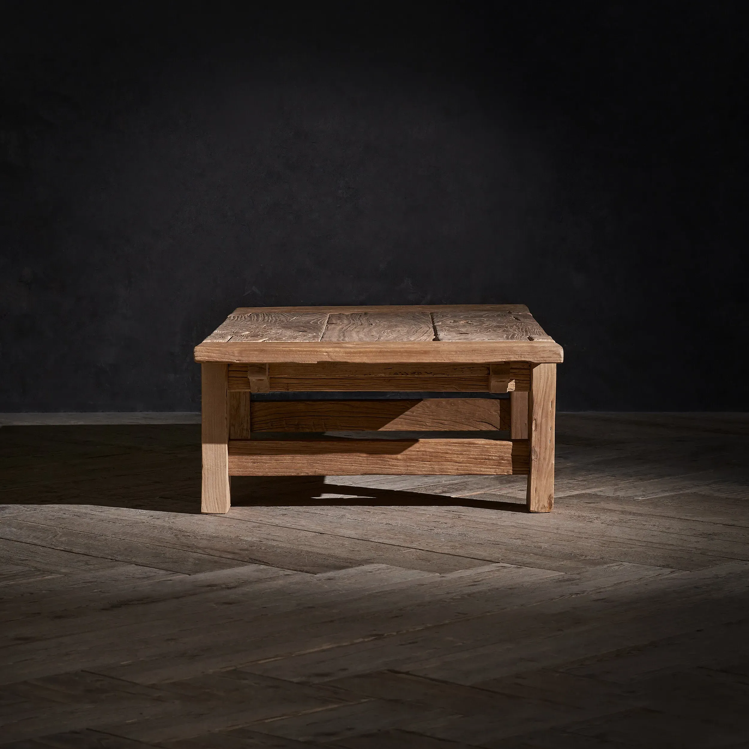 Timothy Oulton Crofters Coffee Table - Brown, Elm Timber