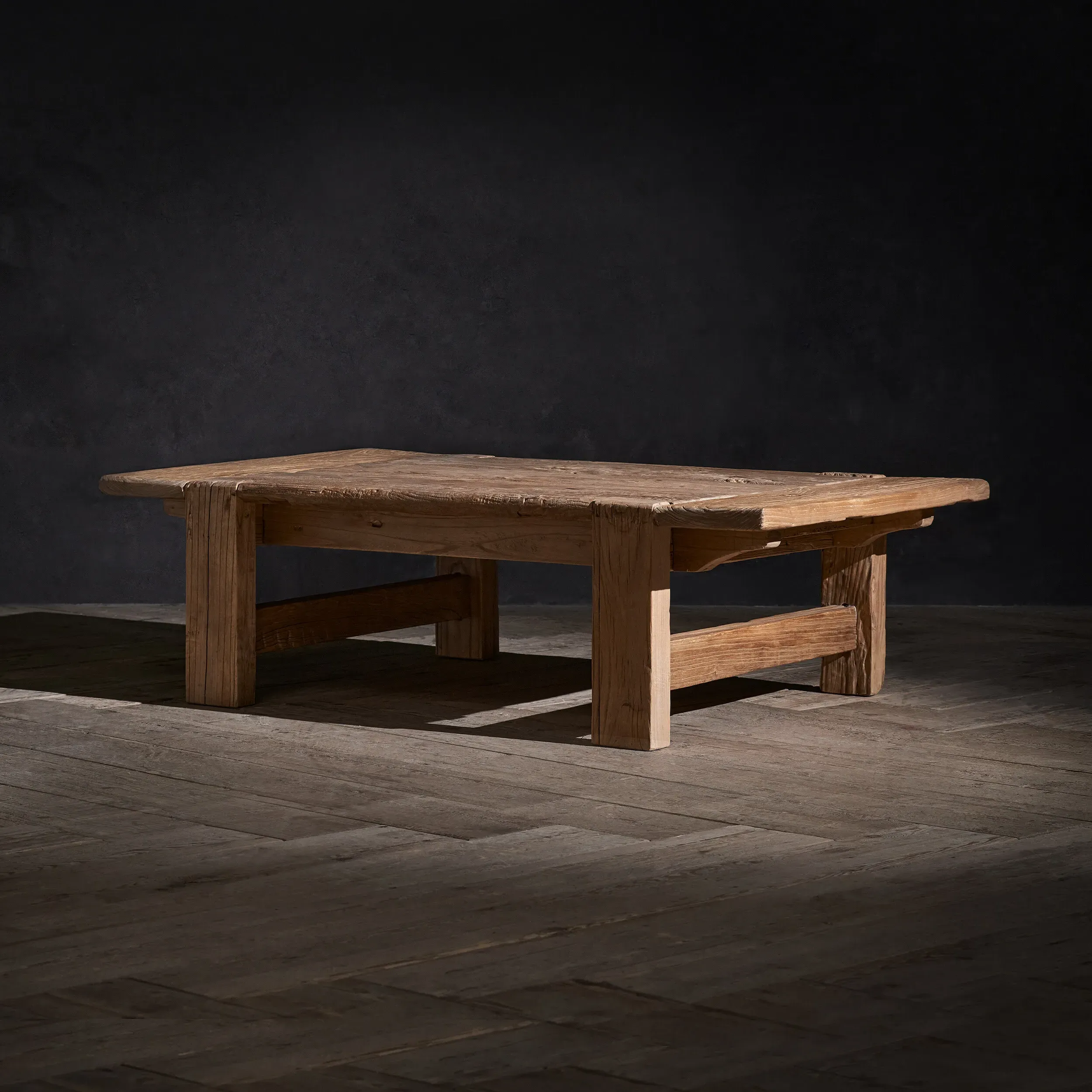 Timothy Oulton Crofters Coffee Table - Brown, Elm Timber image