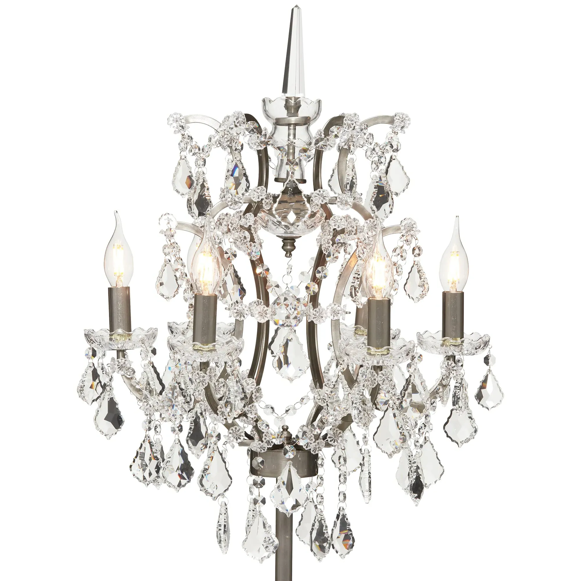 Timothy Oulton Crystal Floor Lamp - Neutral, Metal