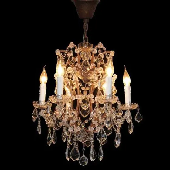 Timothy Oulton Crystal Small Chandelier - Metal