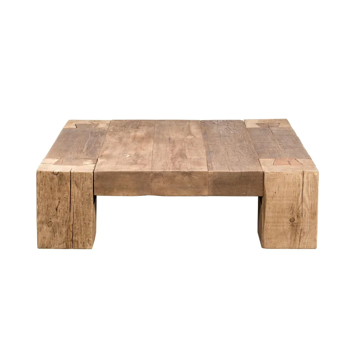 Timothy Oulton English Beam Square Coffee Table - Neutral, Wood