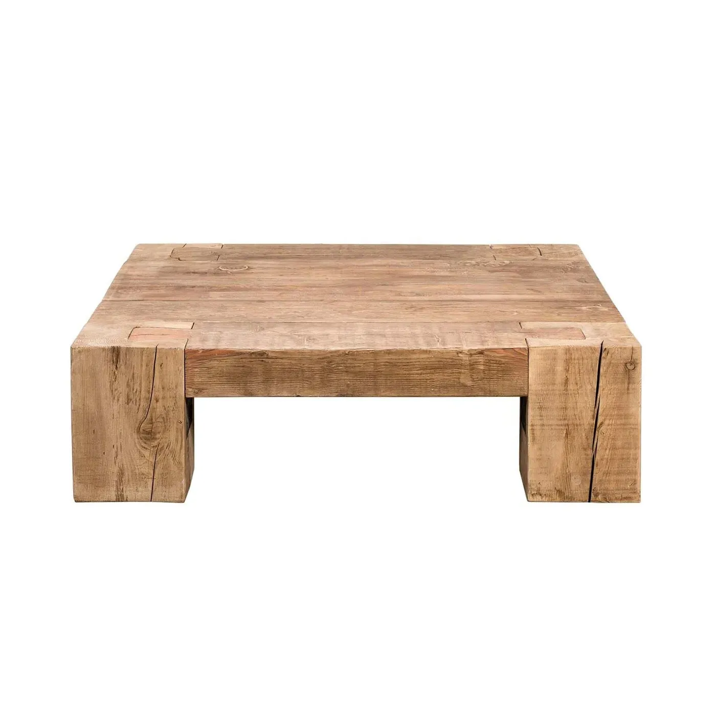 Timothy Oulton English Beam Square Coffee Table - Neutral, Wood