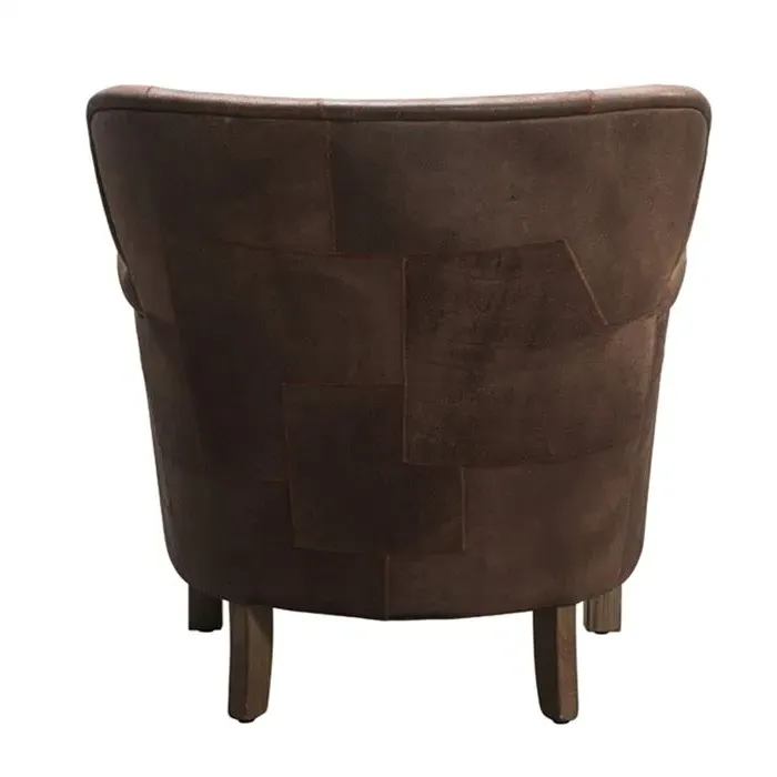 Timothy Oulton Furious Professor Armchair - Brown, Leather