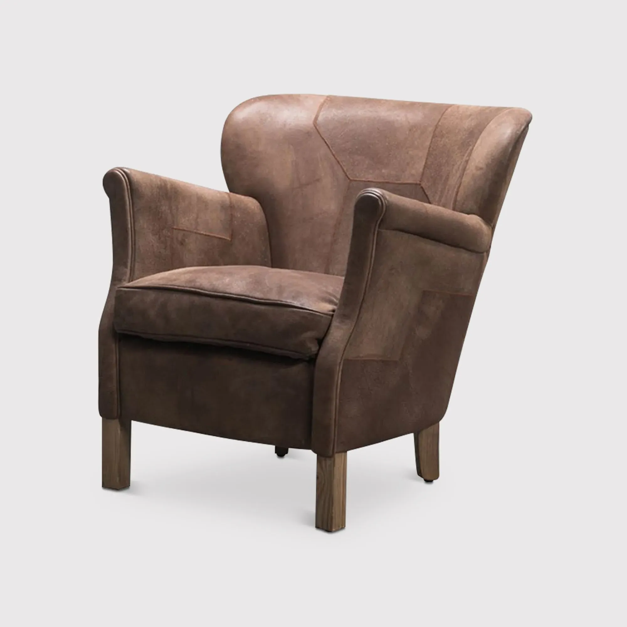 Timothy Oulton Furious Professor Armchair - Brown, Leather image