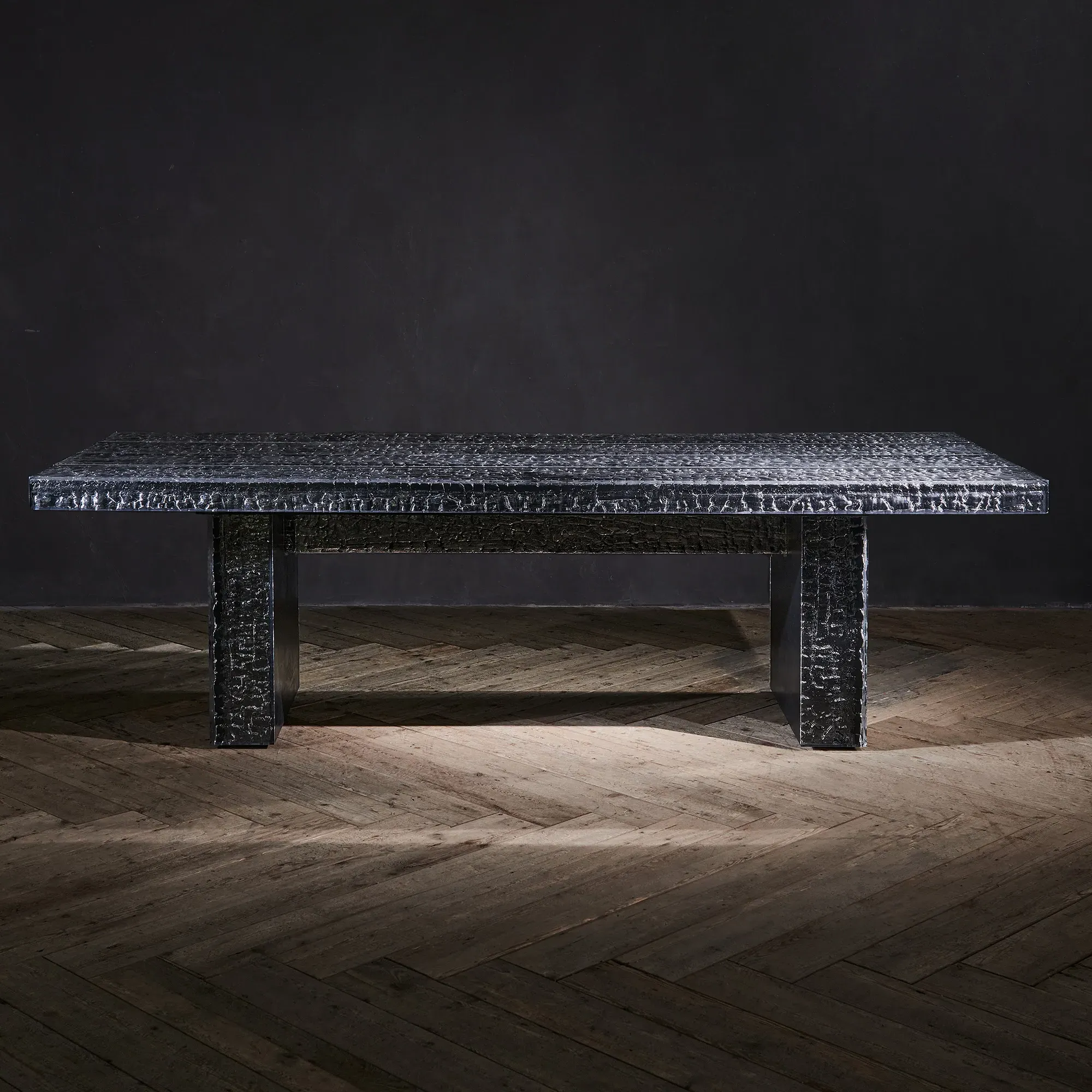 Timothy Oulton Glacier Dining Table - Brown, Wood