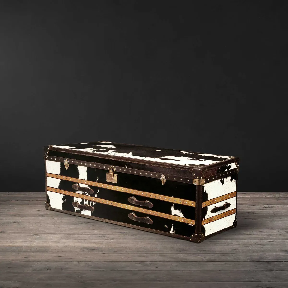 Timothy Oulton Harrow Medium Trunk - Black