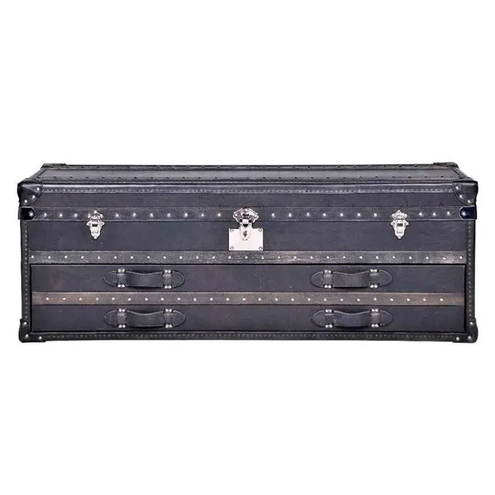 Timothy Oulton Harrow Medium Trunk - Black