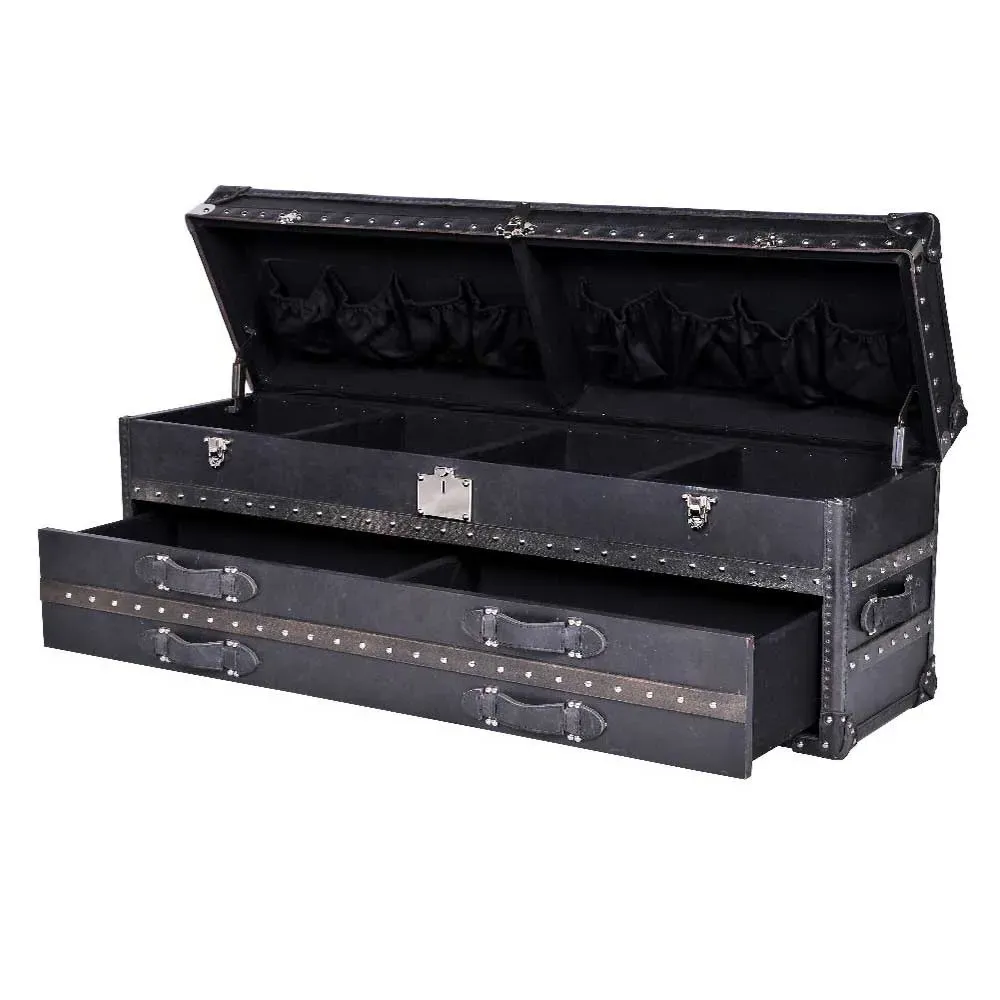 Timothy Oulton Harrow Medium Trunk - Black