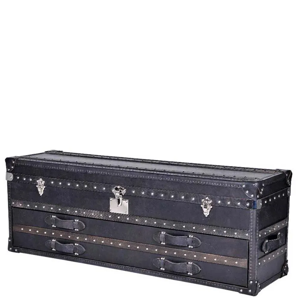 Timothy Oulton Harrow Medium Trunk - Black