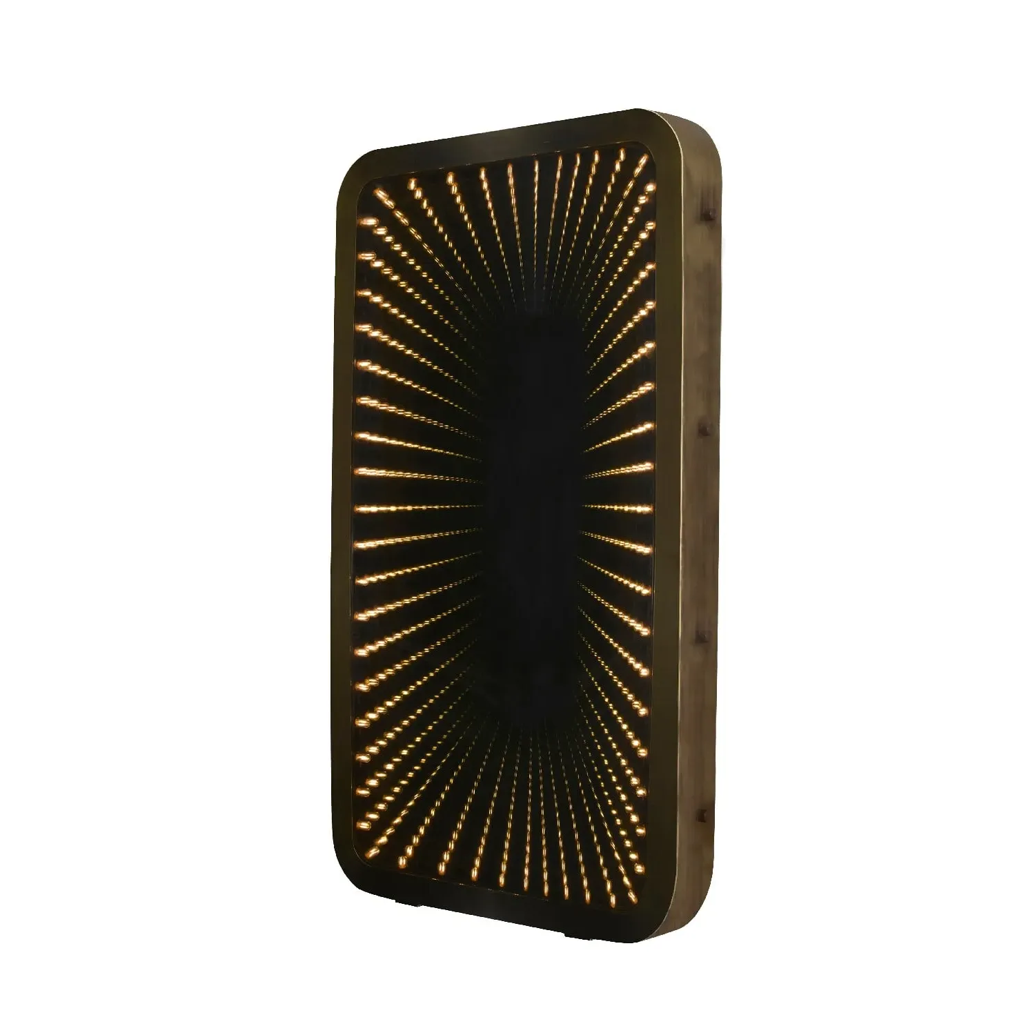 Timothy Oulton Inception Tall Mirror - Gold, Metal
