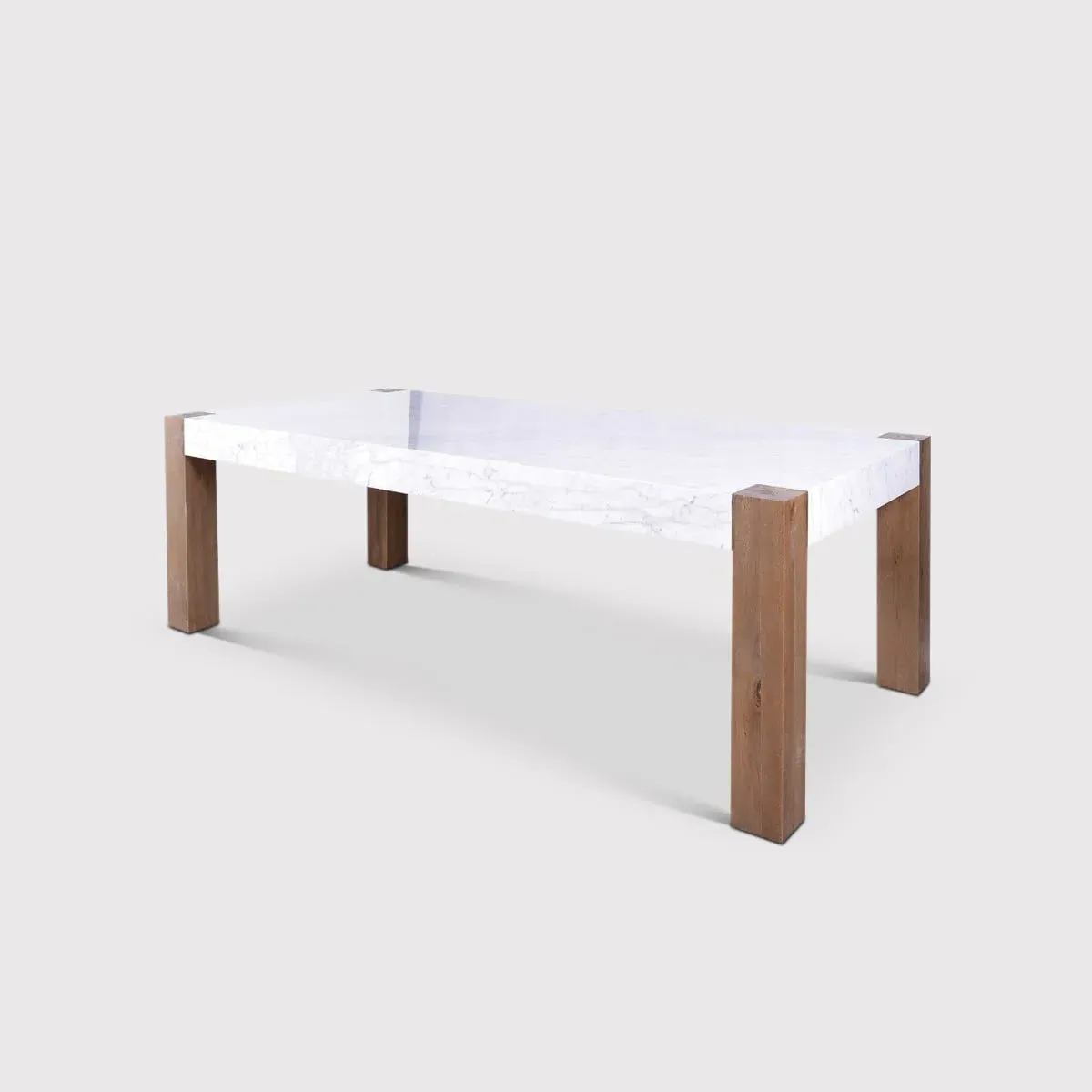 Timothy Oulton Junction Dining Table - White, Marble image