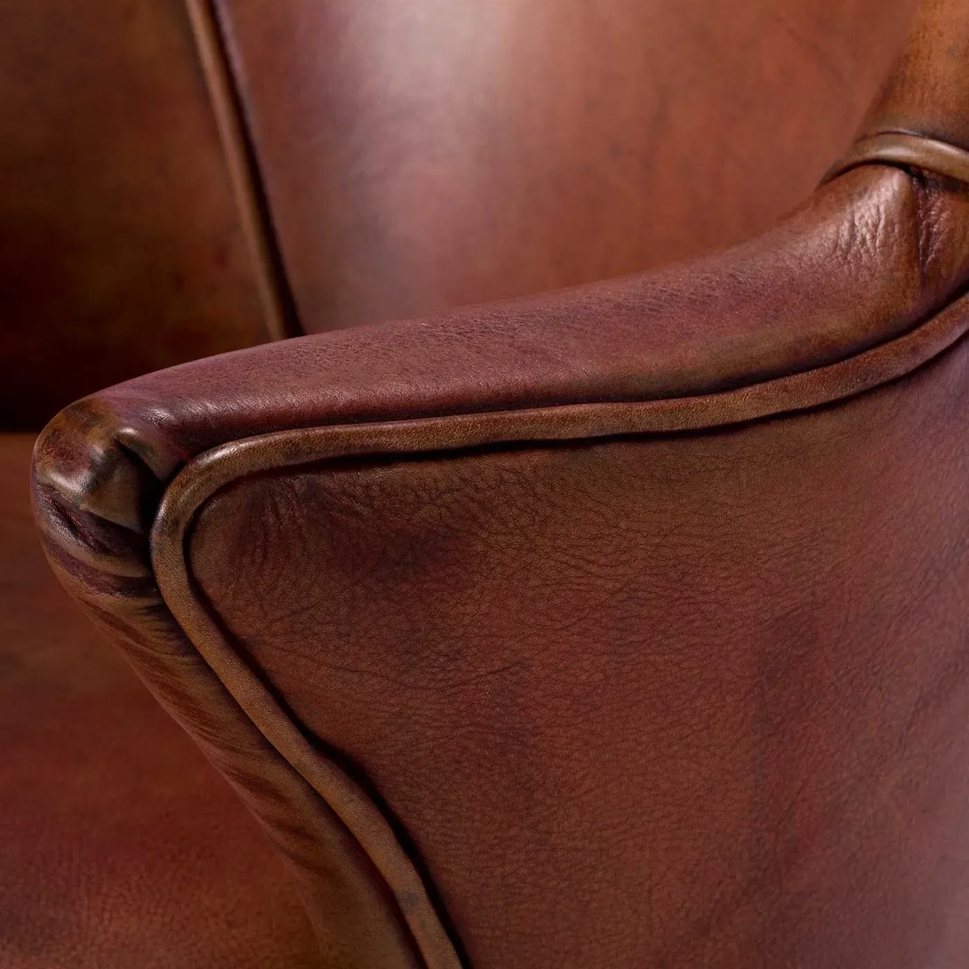 Timothy Oulton Lannister Dining Chair - Brown, Leather