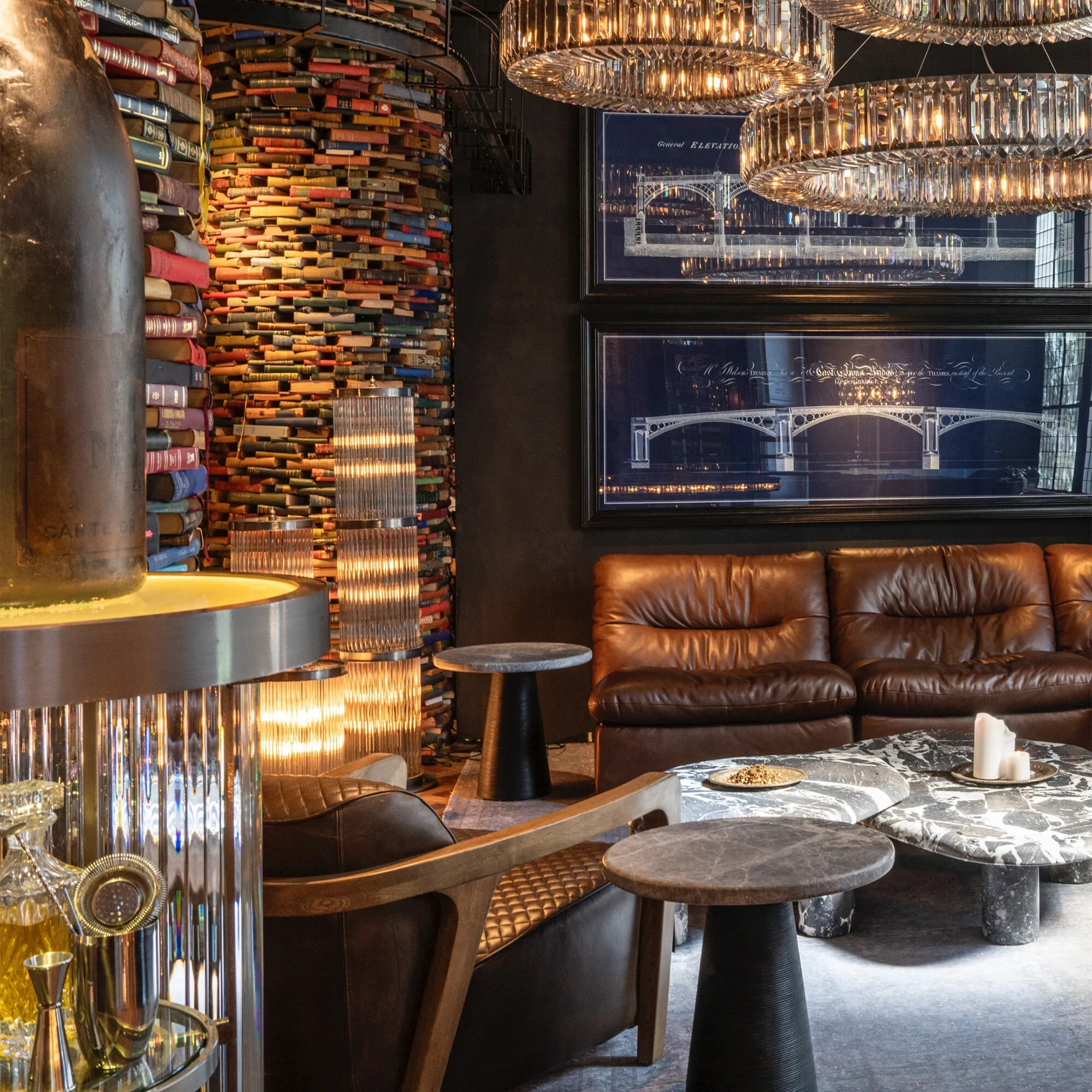 Timothy Oulton Lush 1-Seater Modular Sofa - Brown, Leather