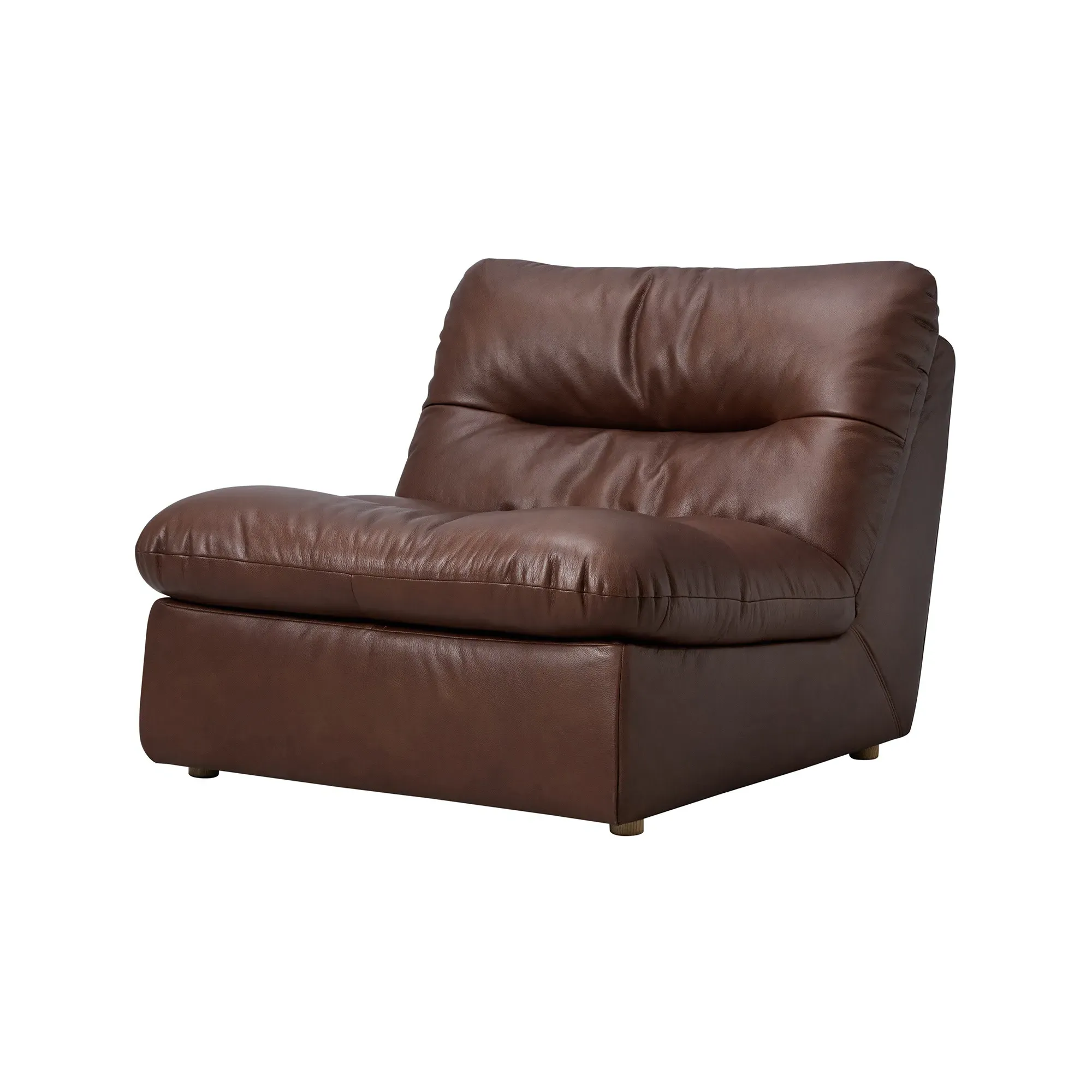 Timothy Oulton Lush 1-Seater Modular Sofa - Brown, Leather