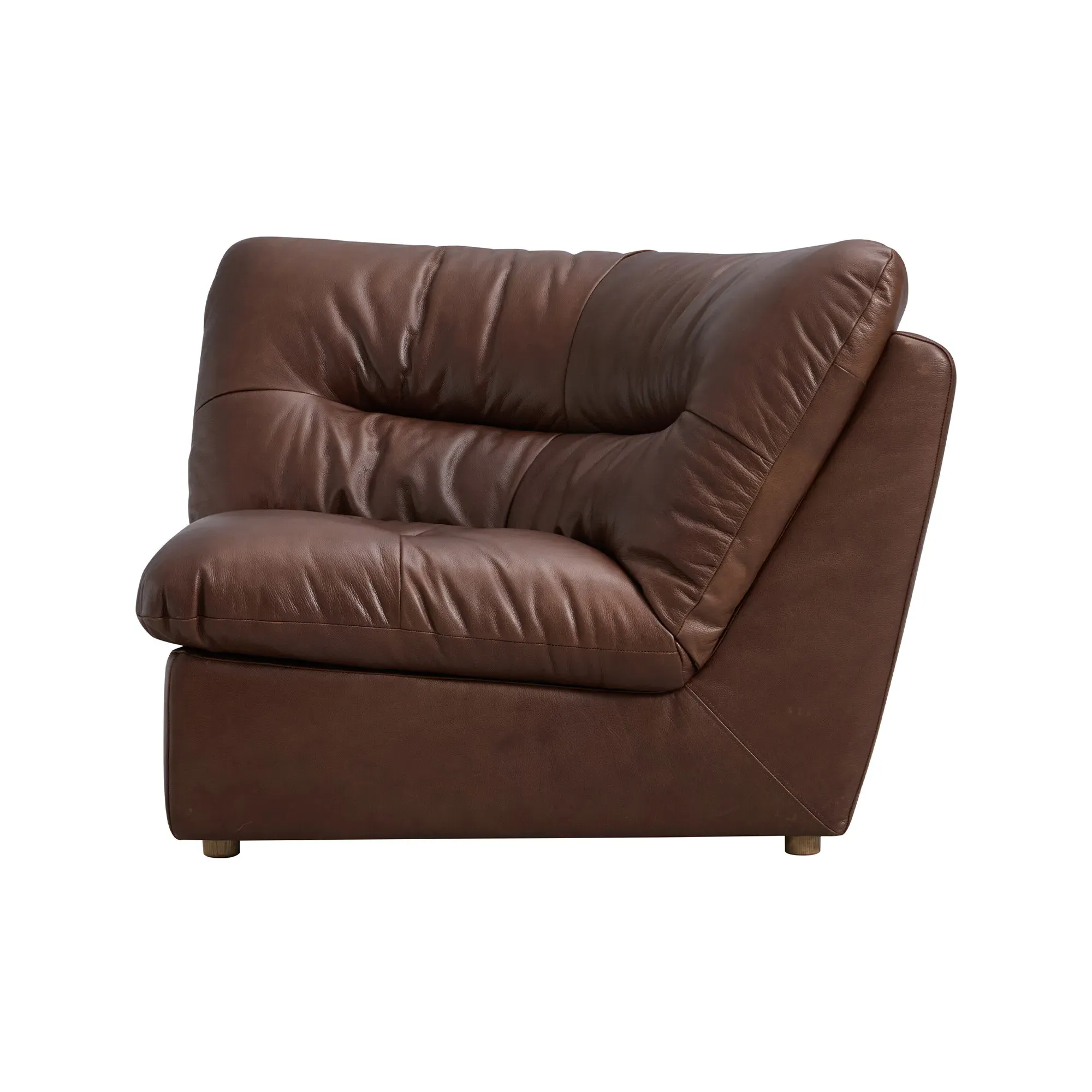 Timothy Oulton Lush Corner Modular Sofa - Brown, Leather