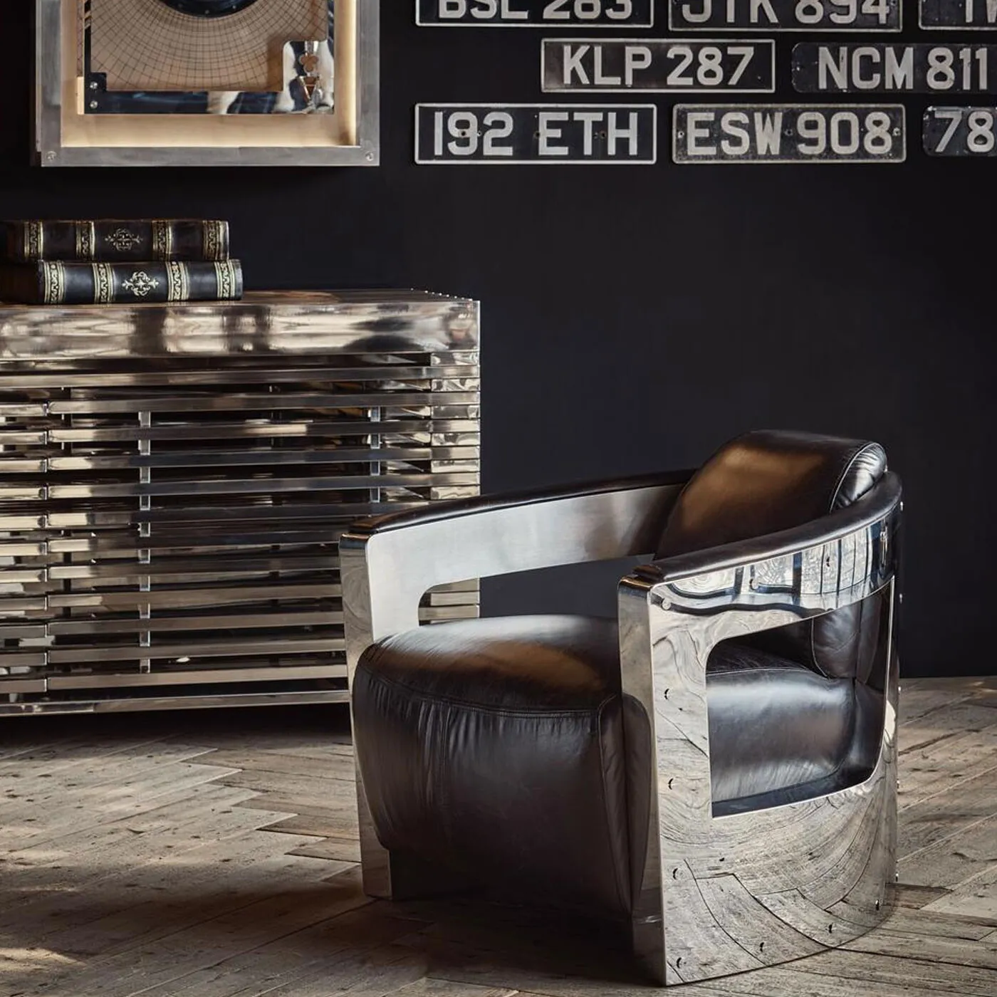 Timothy Oulton Mars Armchair Mk3 - Black, Leather