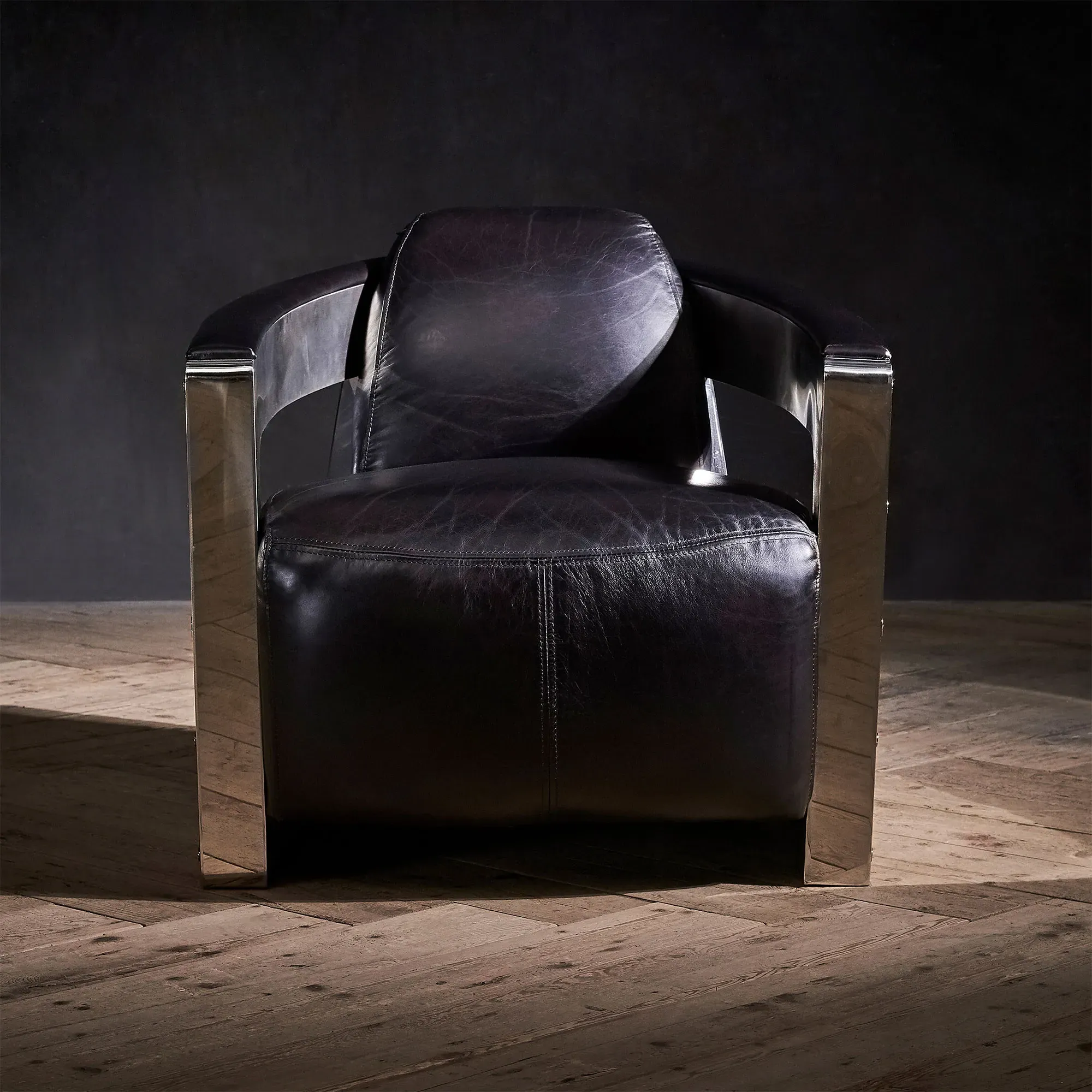 Timothy Oulton Mars Armchair Mk3 - Black, Leather