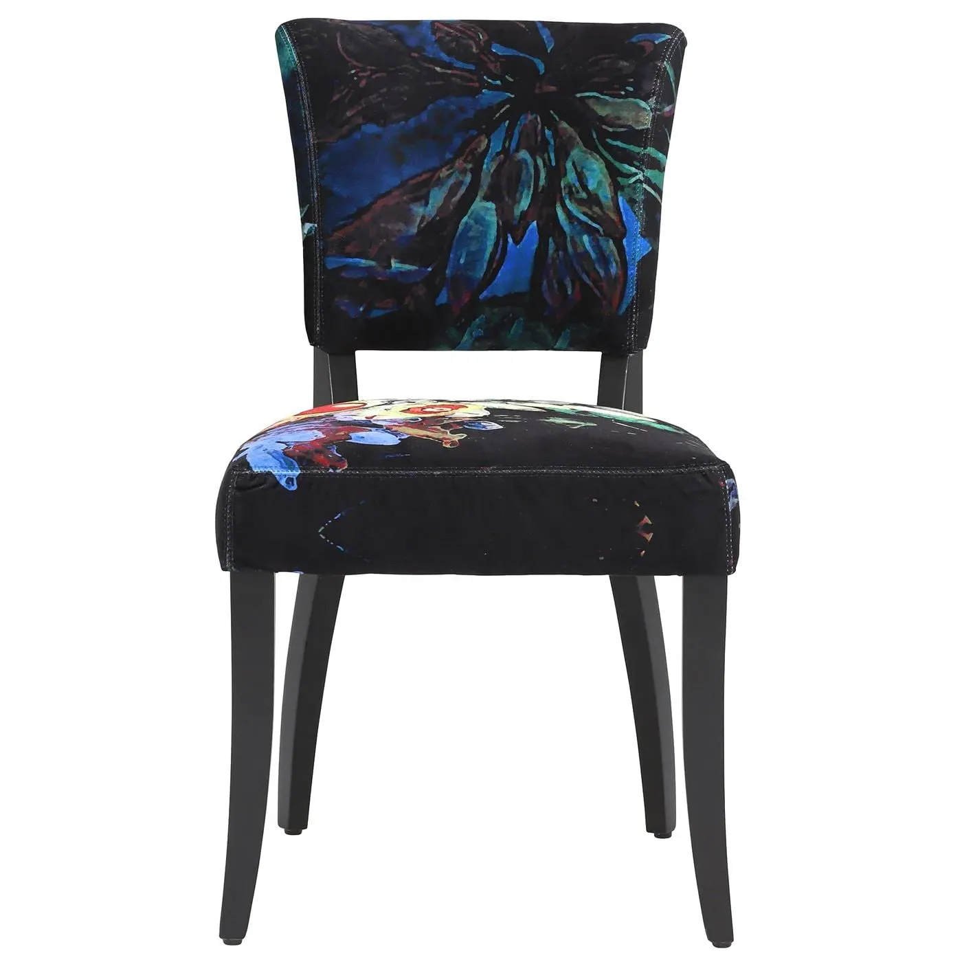 Timothy Oulton Mimi Dining Chair - Black, Velvet