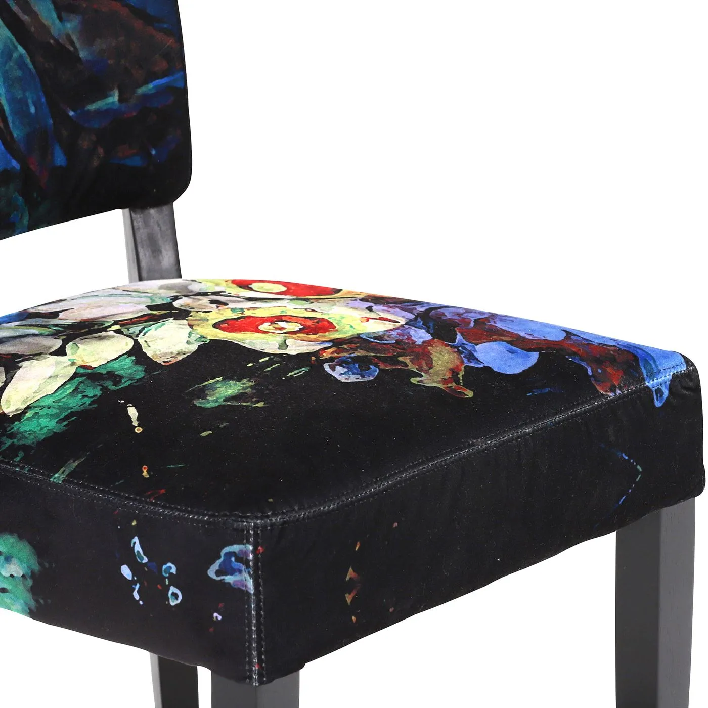 Timothy Oulton Mimi Dining Chair - Black, Velvet