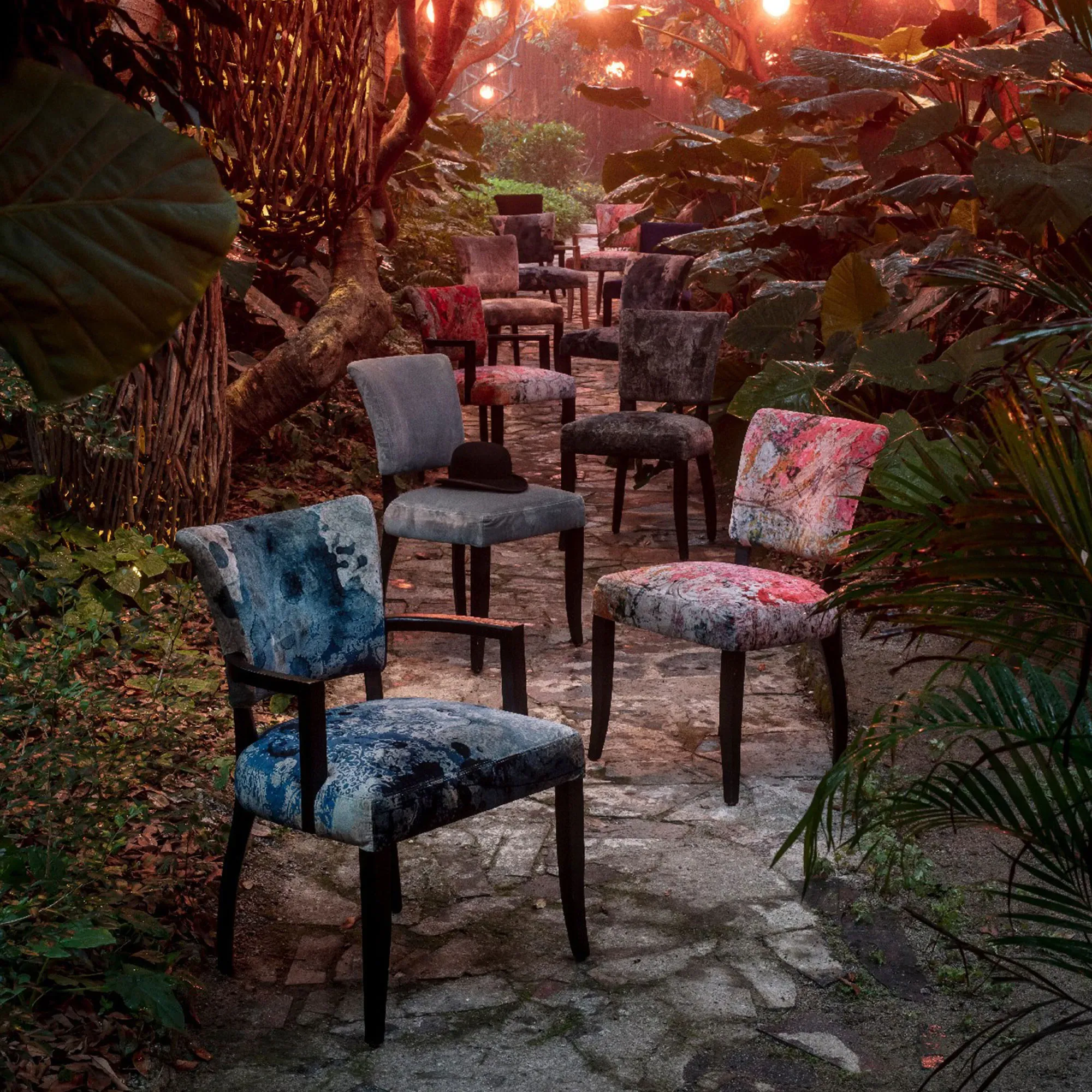 Timothy Oulton Mimi Dining Chair - Pink, Velvet