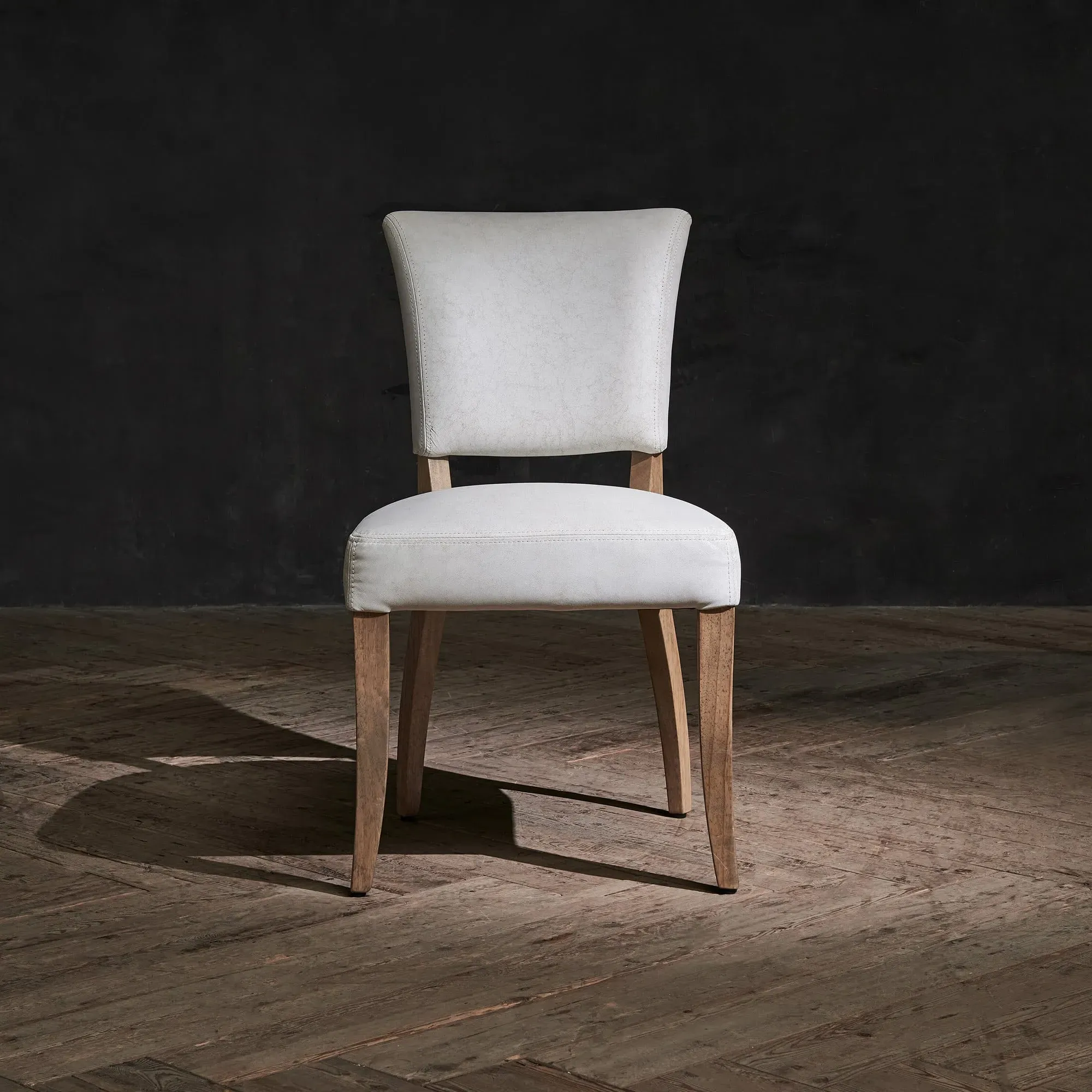 Timothy Oulton Mimi Dining Chair - White, Leather