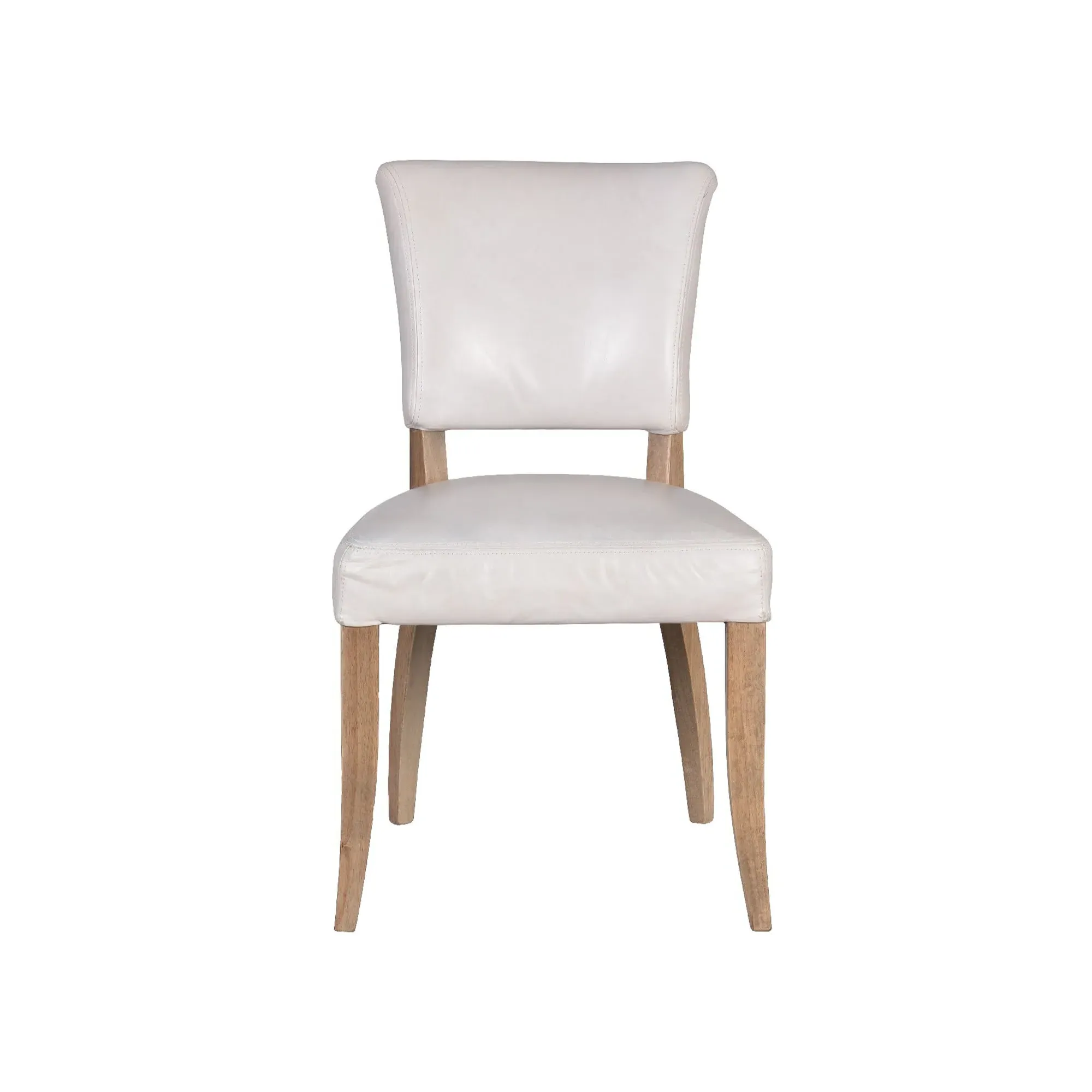 Timothy Oulton Mimi Dining Chair - White, Leather