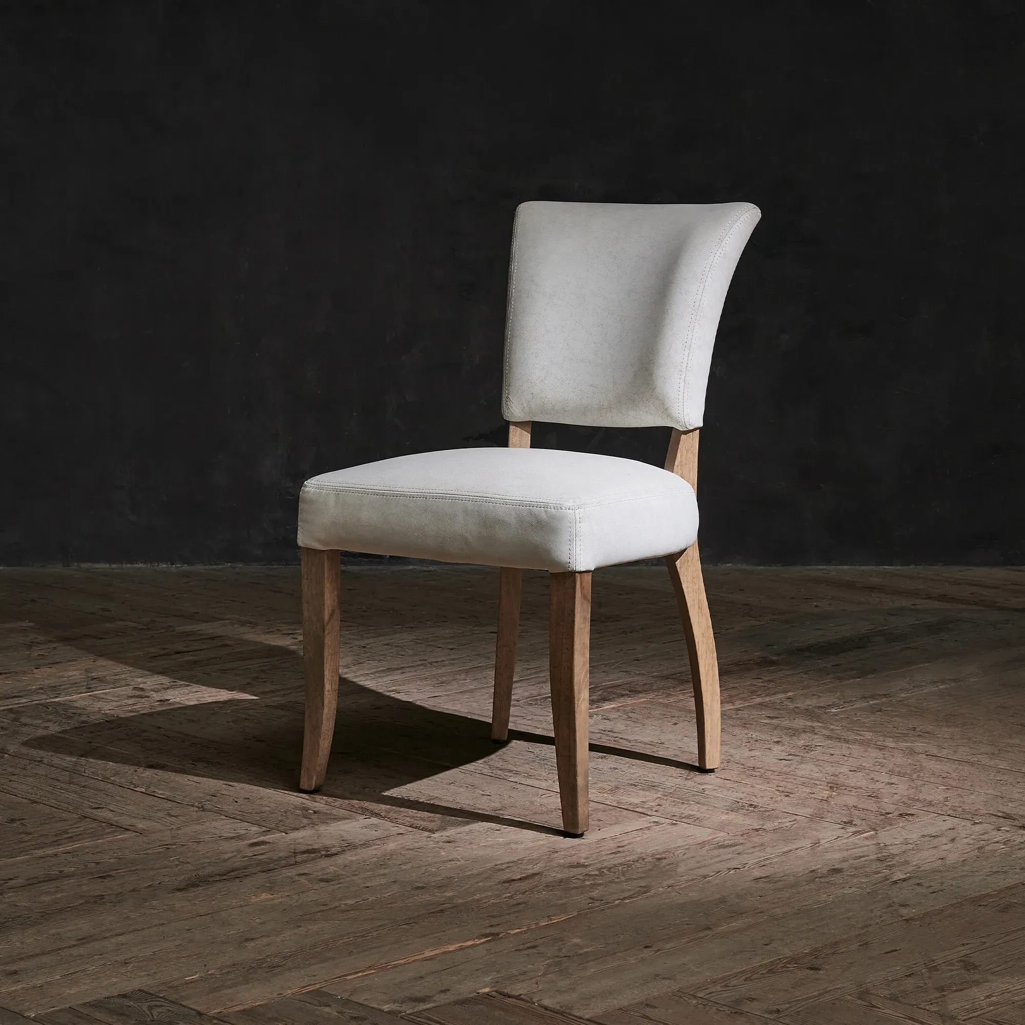 Timothy Oulton Mimi Dining Chair - White, Leather