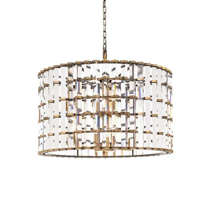 Timothy Oulton Night Rod Large Pendant Light - Brown, Metal