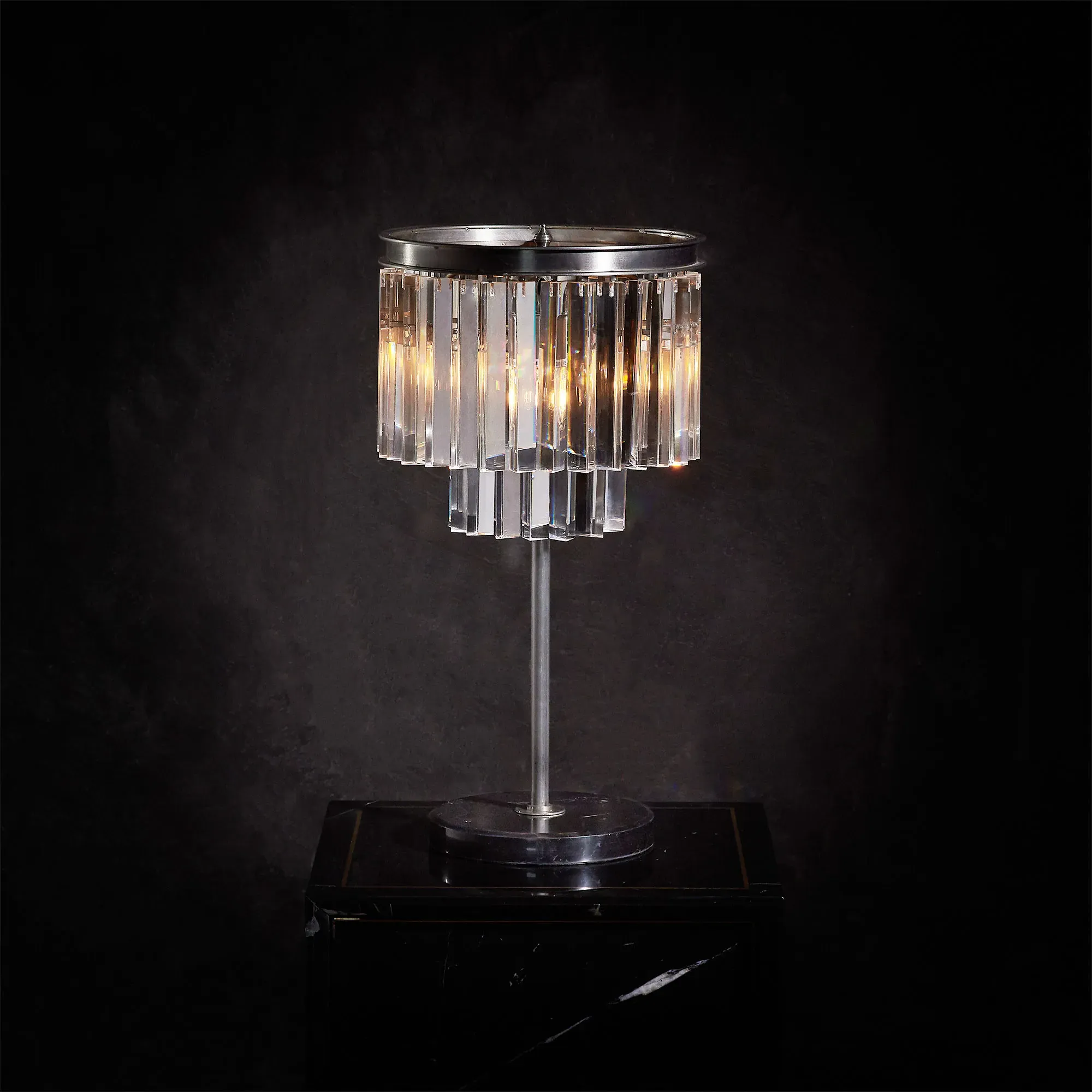 Timothy Oulton Odeon Table Lamp - Grey, Metal