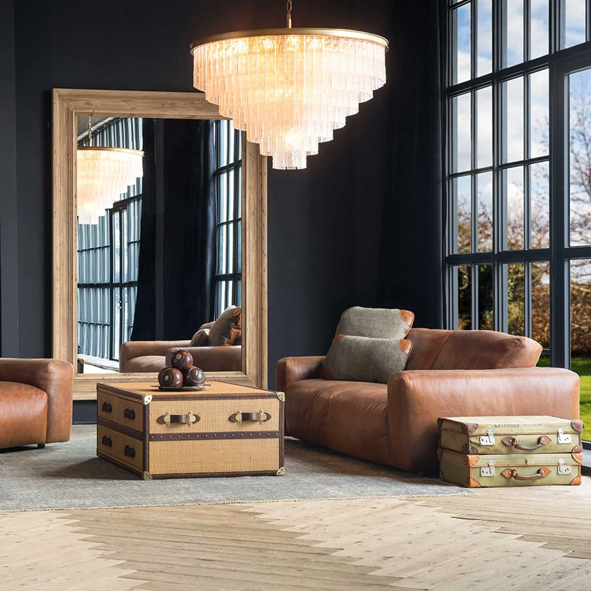 Timothy Oulton Pudgie 3-Seater Recliner Sofa - Brown, Leather