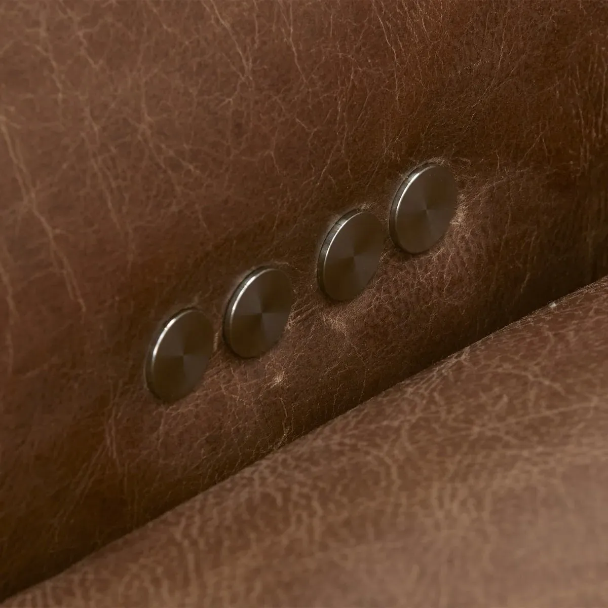 Timothy Oulton Pudgie 3-Seater Recliner Sofa - Brown, Leather