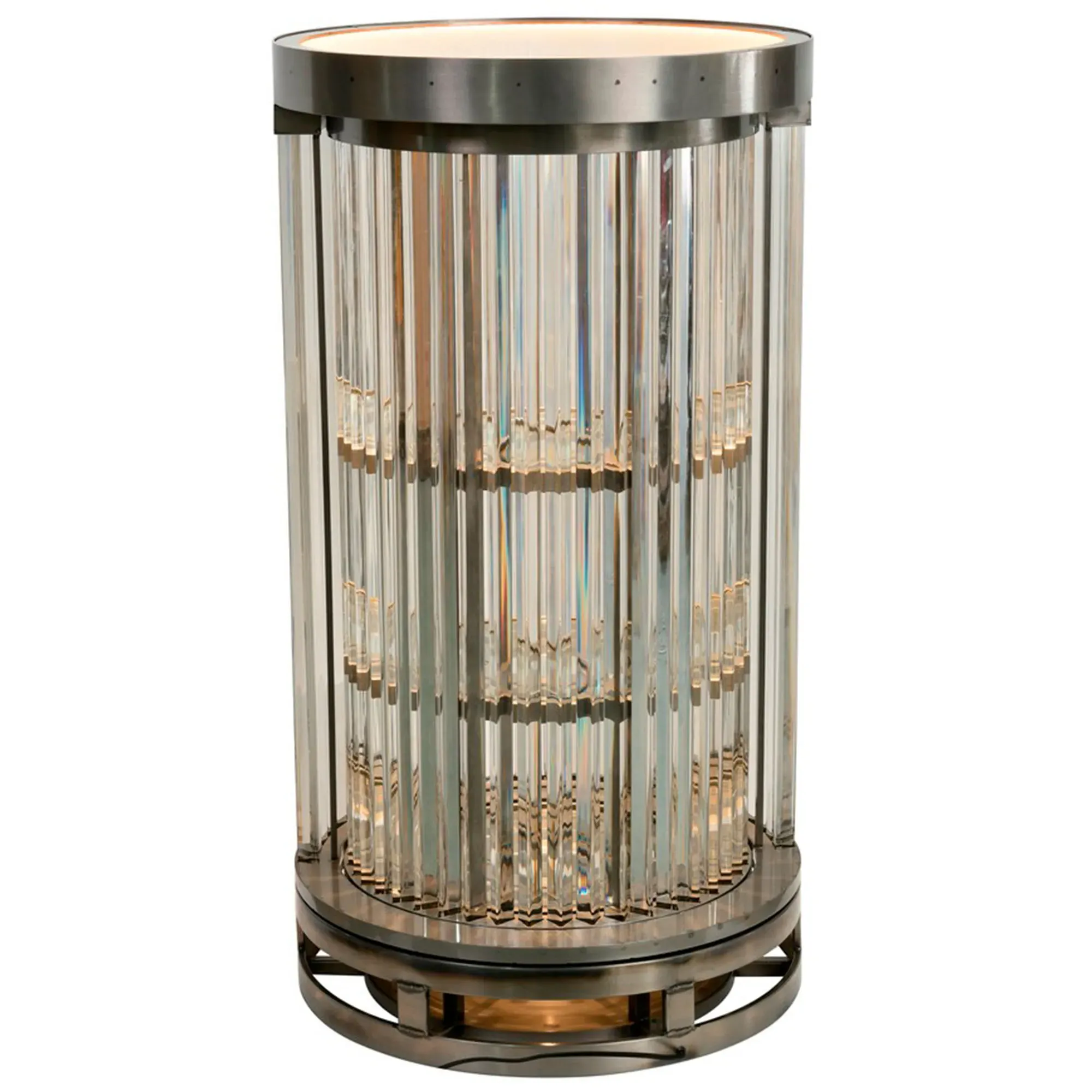 Timothy Oulton Rex Bio Hazard Bar Cabinet - Grey, Metal