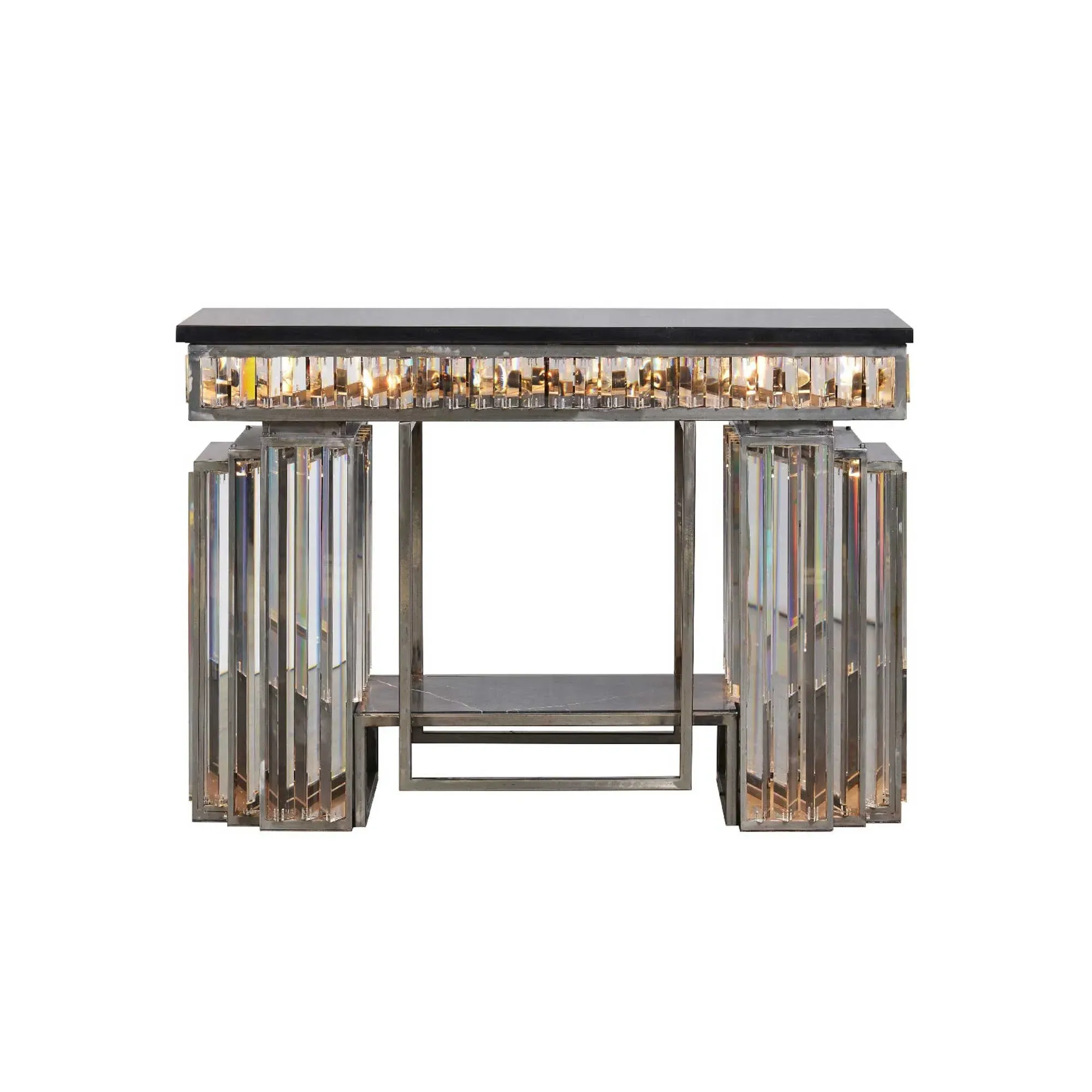Timothy Oulton Rex Console Table - Neutral, Marble