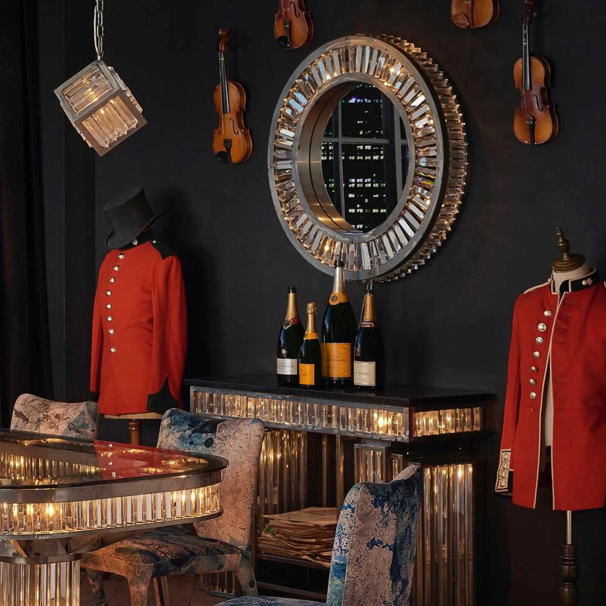 Timothy Oulton Rex Round Wall Mirror - Metal