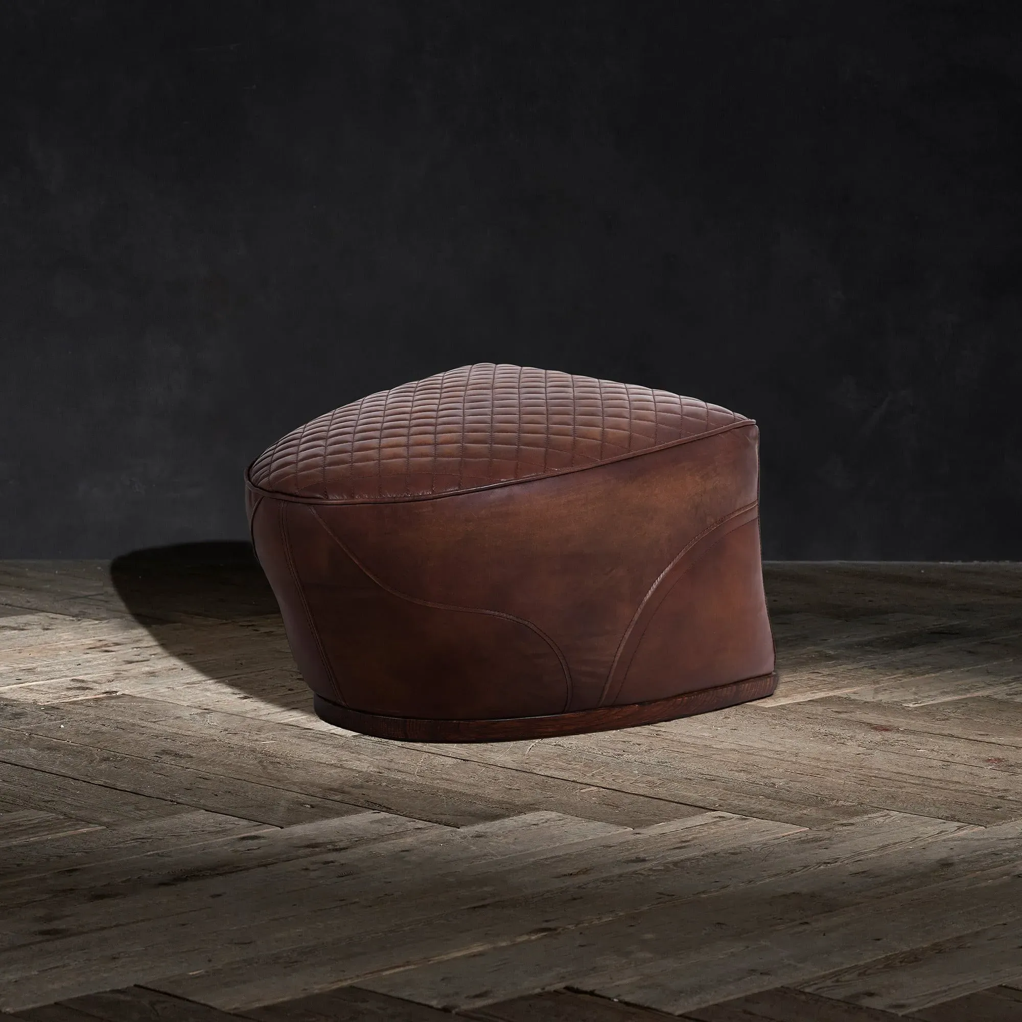 Timothy Oulton Saddle Footstool - Leather alternate view
