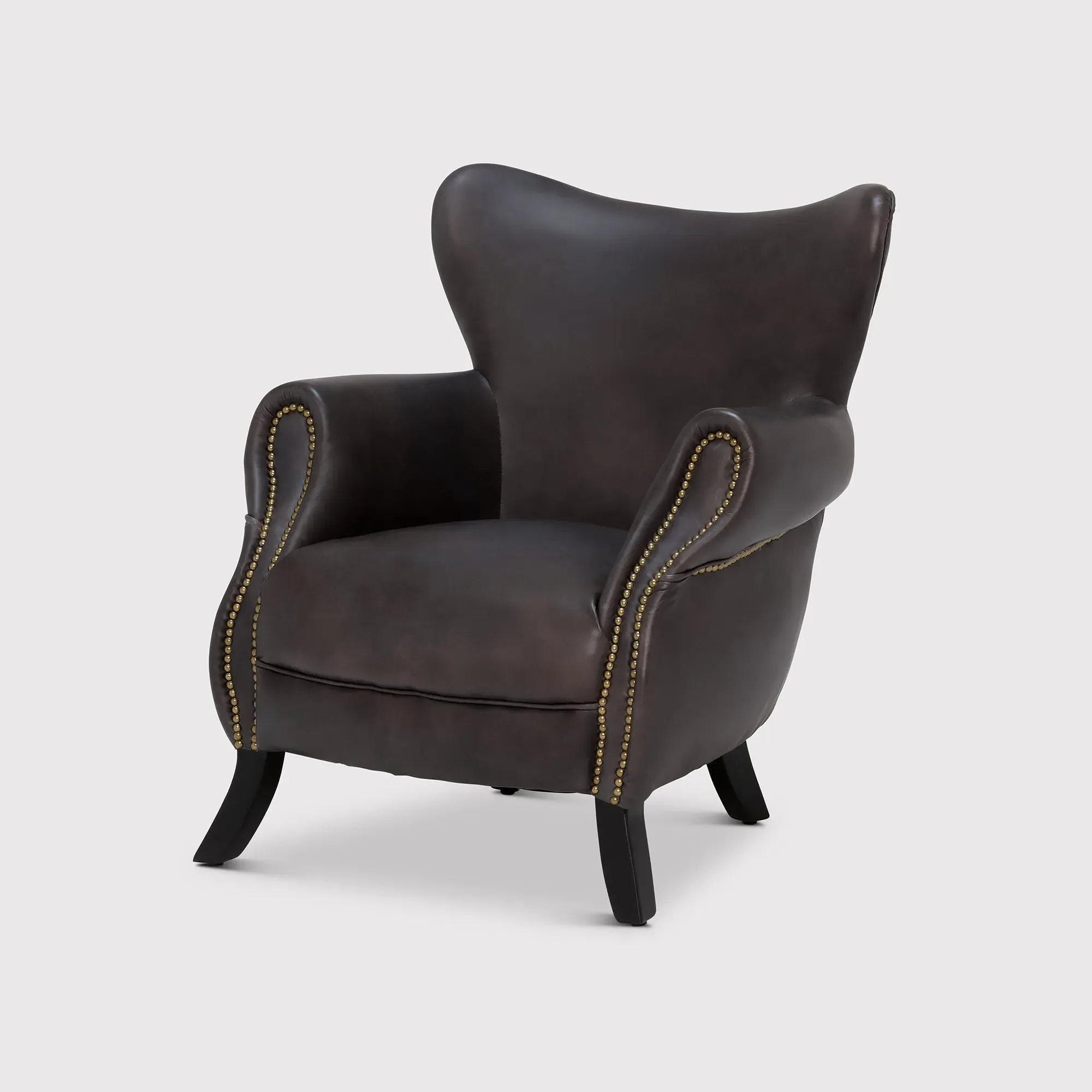 Timothy Oulton Scholar Armchair - Black, Leather image